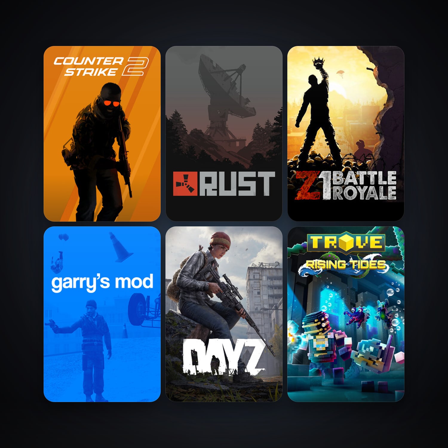CS2 Prime + Garry's Mod, 280 games, Steam 14, clean — HabibiAccounts