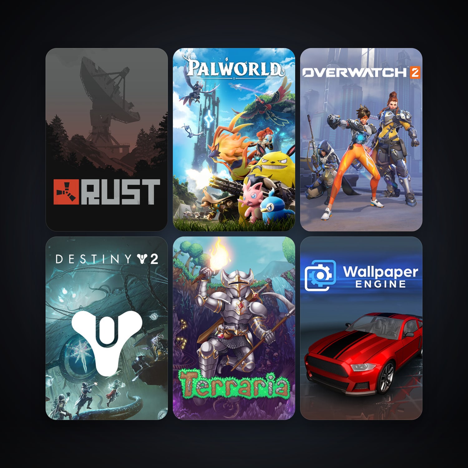 Terraria + Rust, 84 games, clean — HabibiAccounts