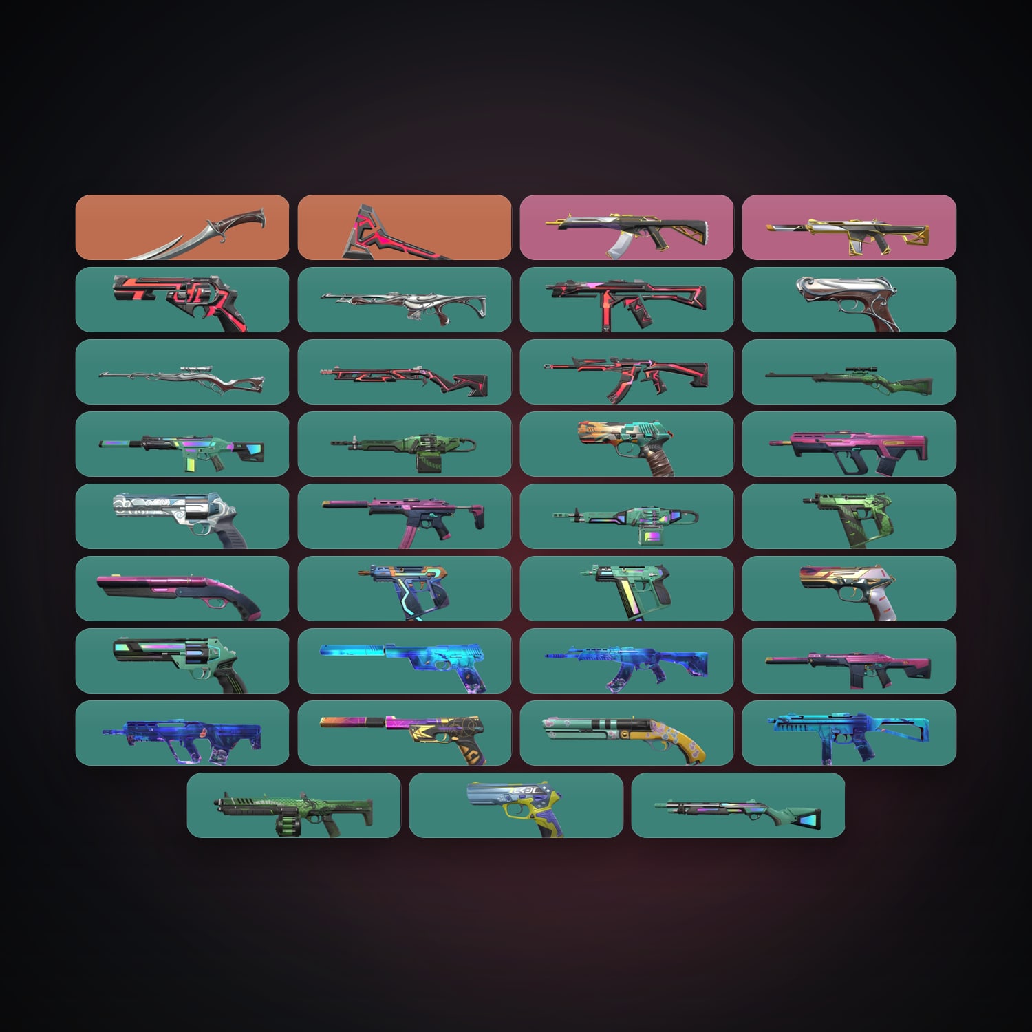 EU Gold 2 locker — 2 knives, 35 skins, lvl 142 — HabibiAccounts