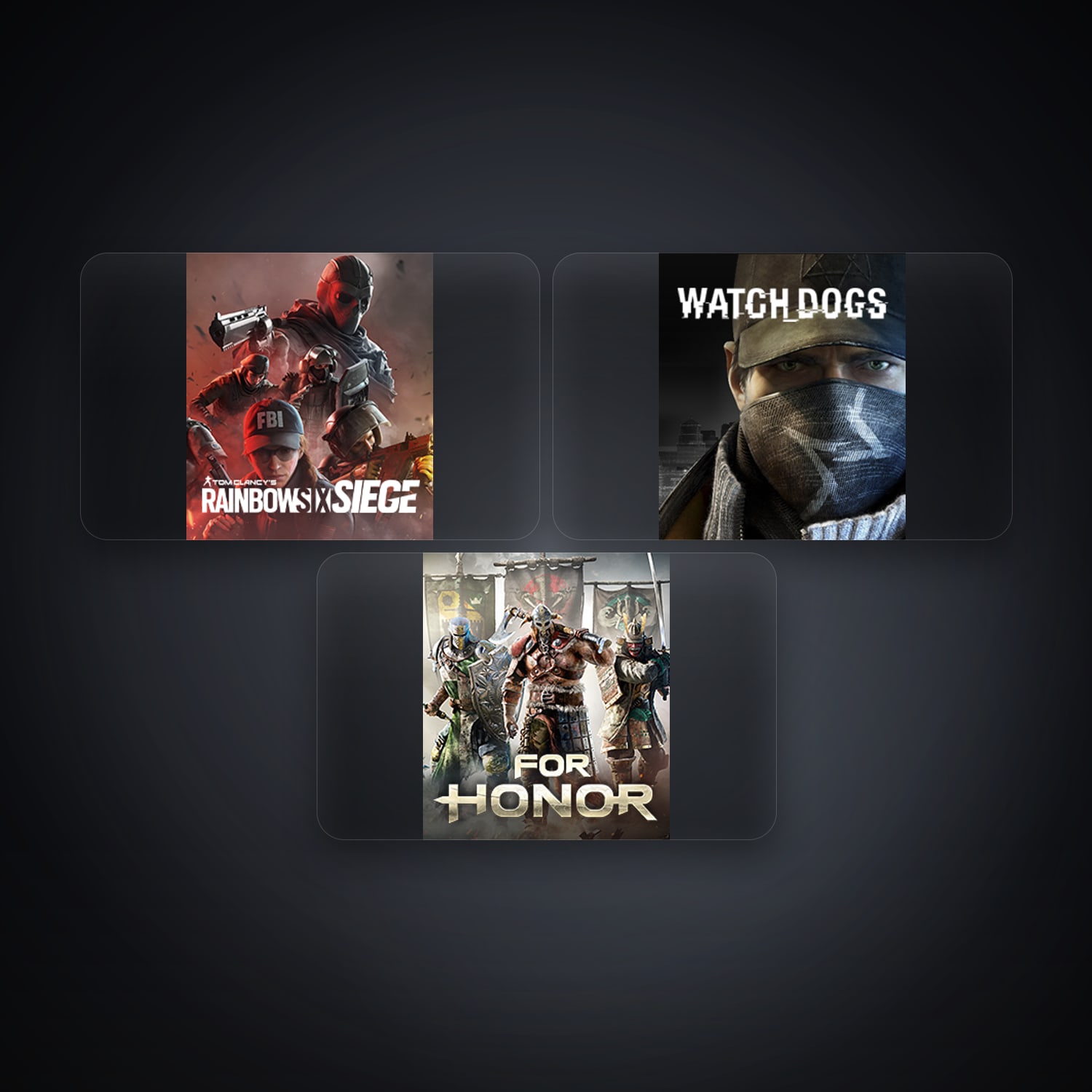 Ubisoft Tom Clancy's Rainbow Six Siege (External) + Watch_Dogs — IT — 3 games — HabibiAccounts