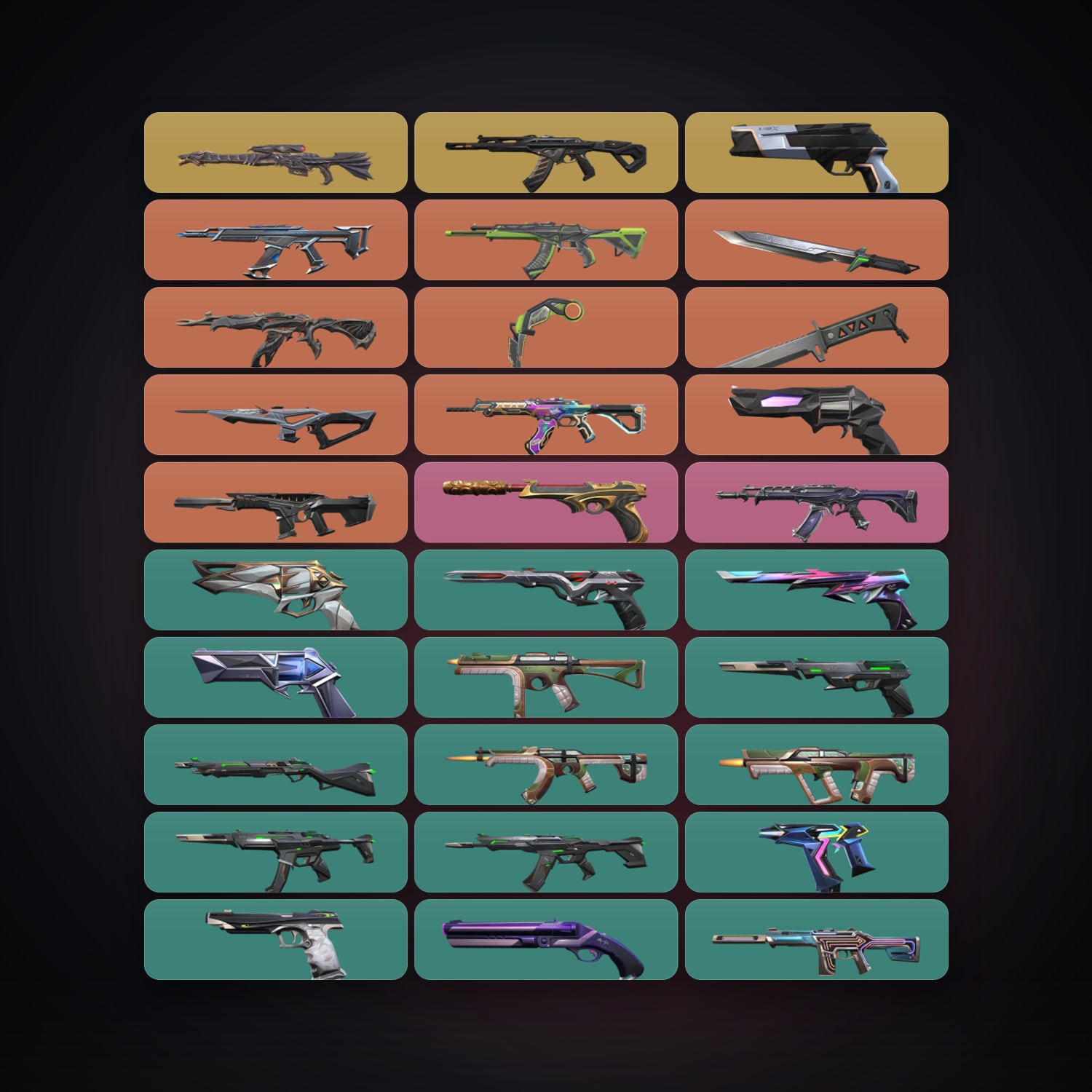 EU Gold 2 locker — 3 knives, 45 skins, lvl 213 — HabibiAccounts