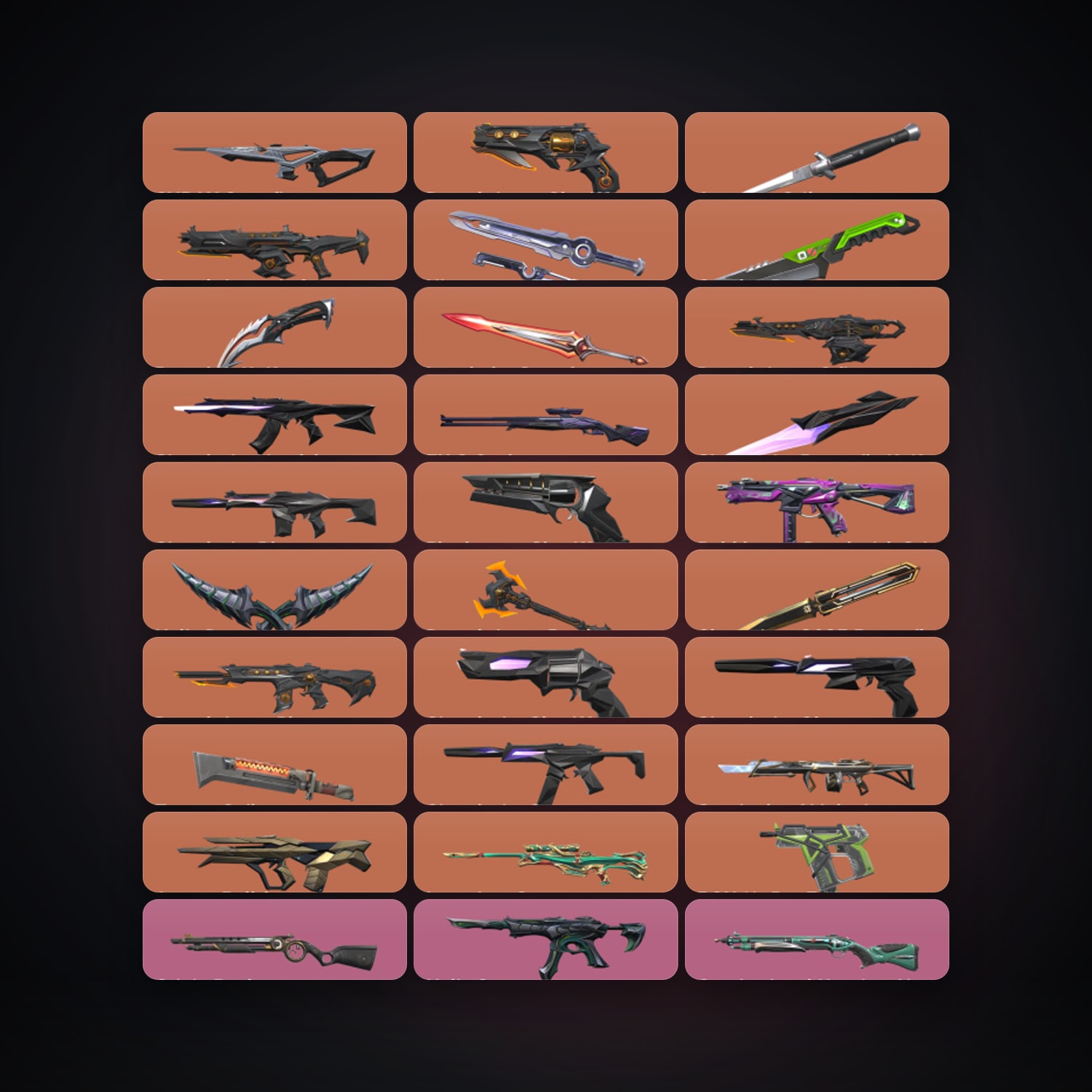 NA Bronze 3 locker — 10 knives, 98 skins, lvl 212 — HabibiAccounts