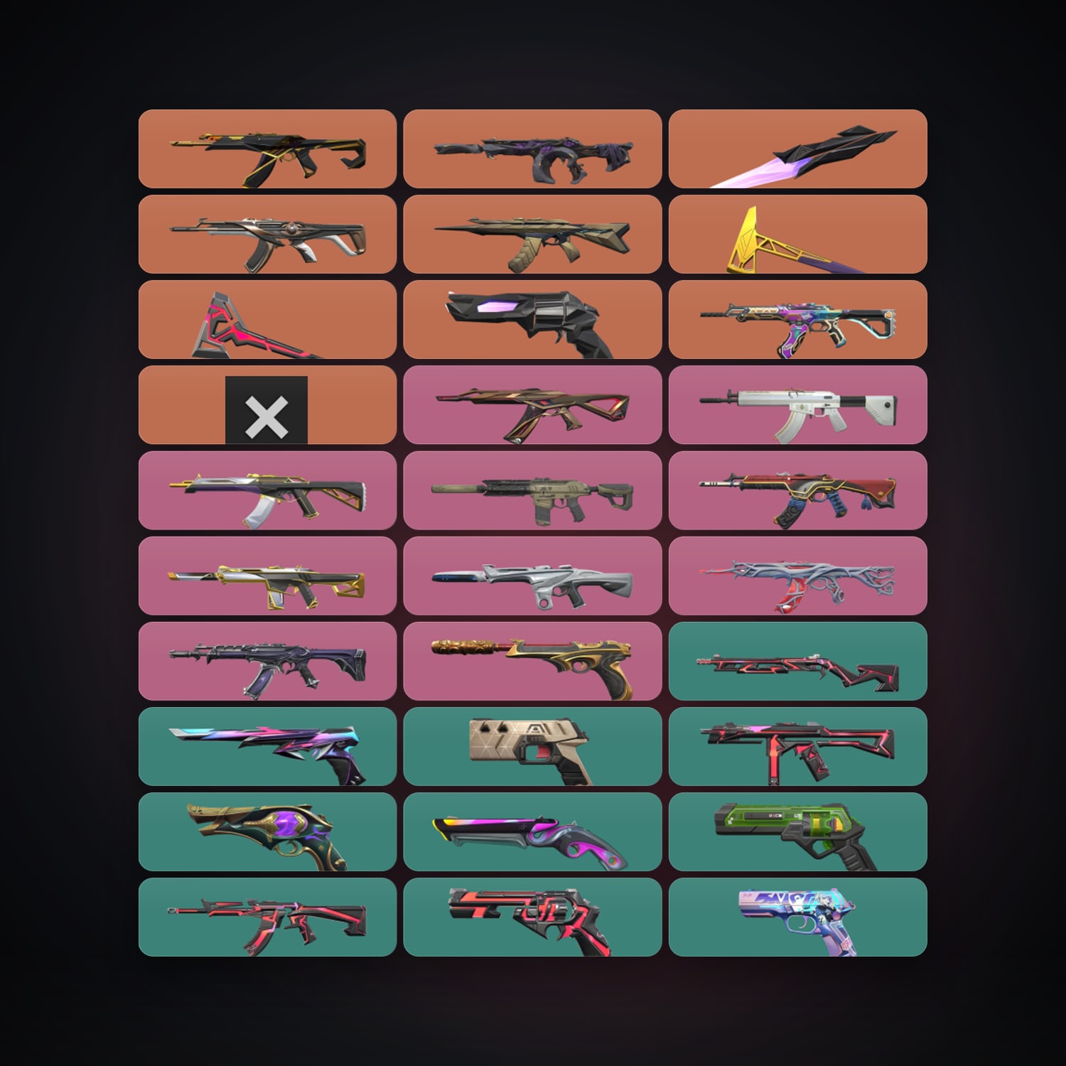 BR Diamond 1 locker — 4 knives, 59 skins, lvl 475 — HabibiAccounts
