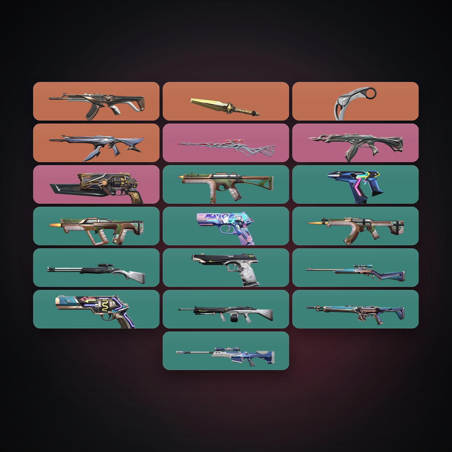 EU Diamond 1 locker — 2 knives, 19 skins, lvl 115 — HabibiAccounts