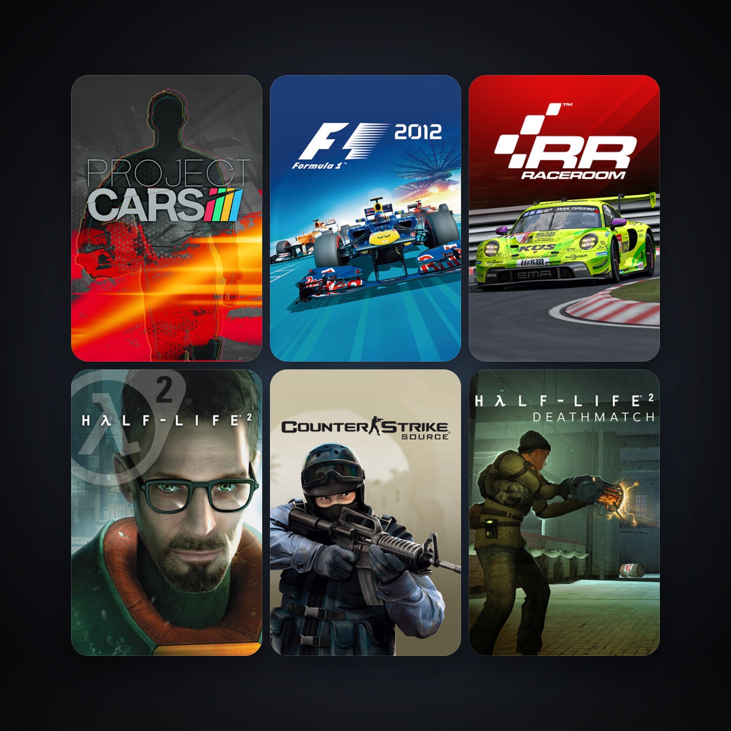 Half-Life 2 + Counter-Strike: Source, 9 games, Steam 10, clean — HabibiAccounts