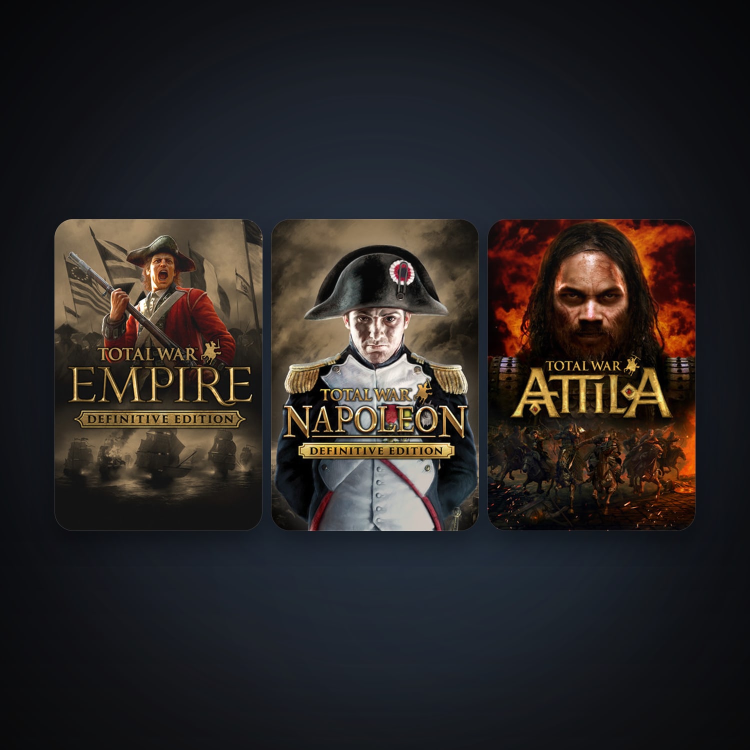 Empire: Total War + Total War: NAPOLEON - Definitive Edition, 3 games, clean — HabibiAccounts