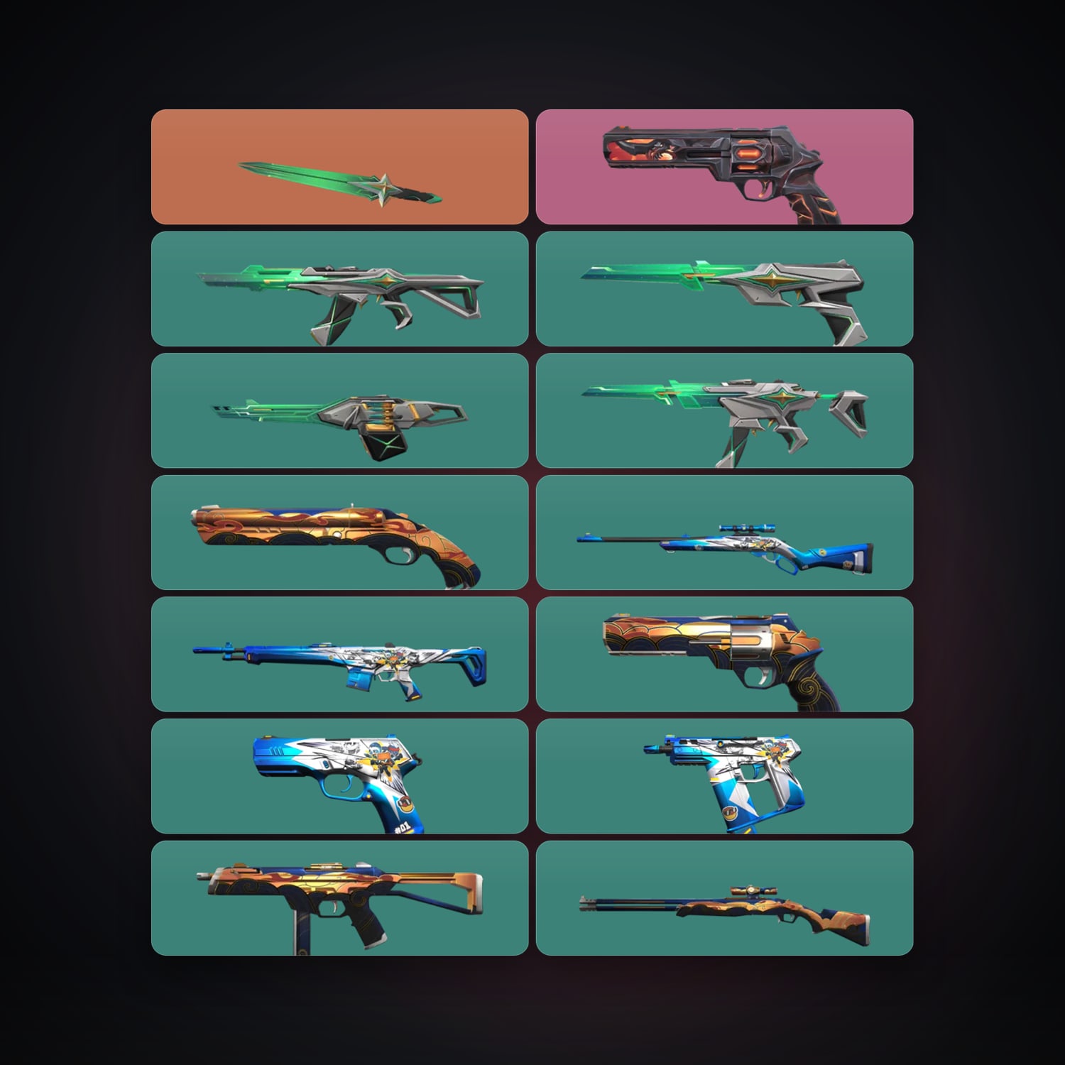 EU locker — 1 knives, 14 skins, lvl 28 — HabibiAccounts