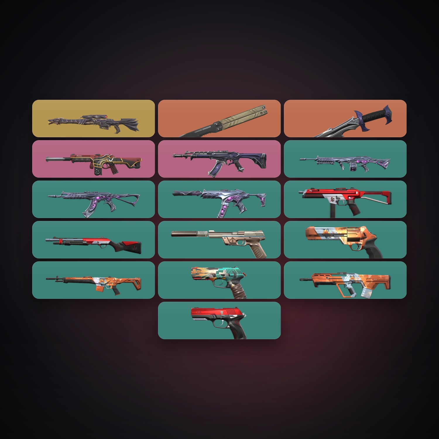 EU Silver 1 locker — 2 knives, 17 skins, lvl 50 — HabibiAccounts
