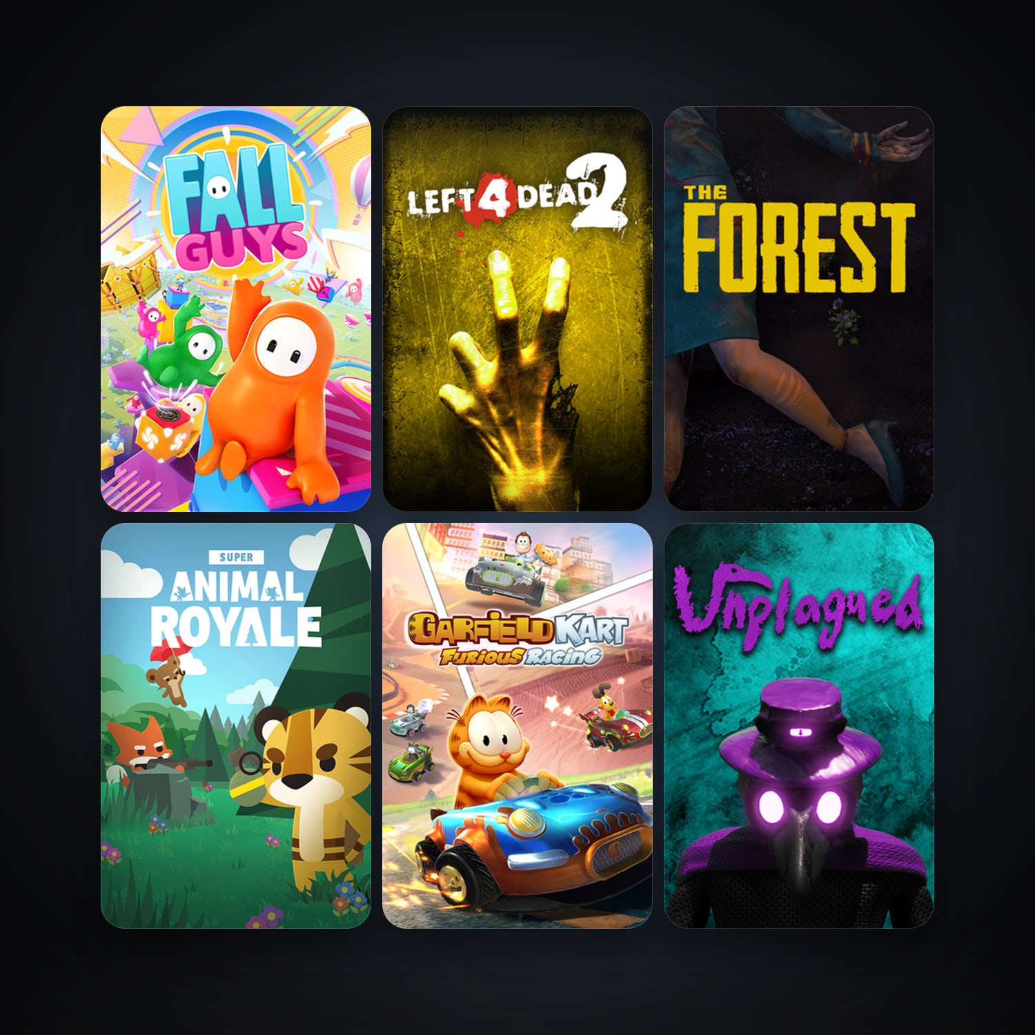 Left 4 Dead 2 + The Forest, 12 games, clean — HabibiAccounts