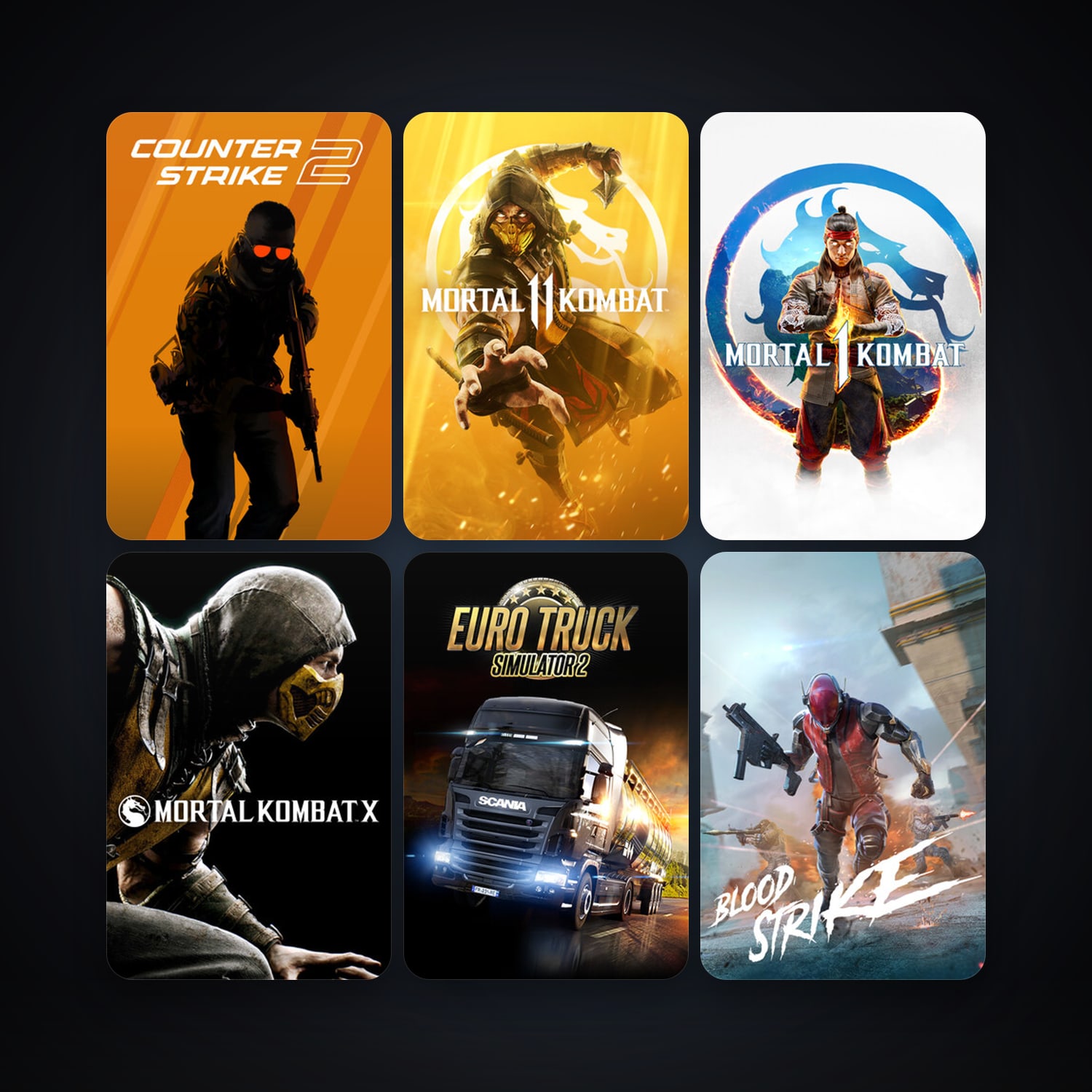 CS2 Prime + Euro Truck Simulator 2, 52 games, clean — HabibiAccounts
