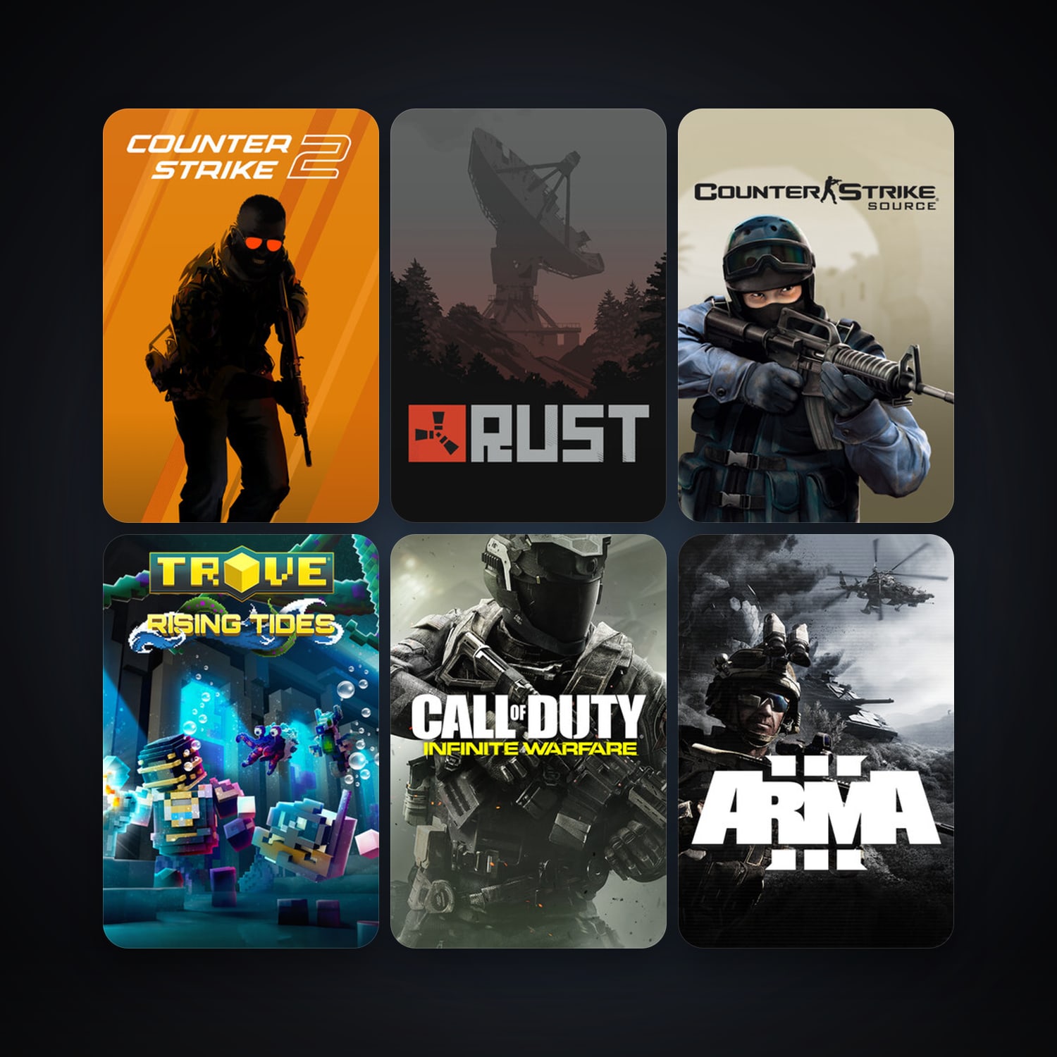 Counter-Strike: Source + CS2 Prime, 50 games, Steam 10, clean — HabibiAccounts