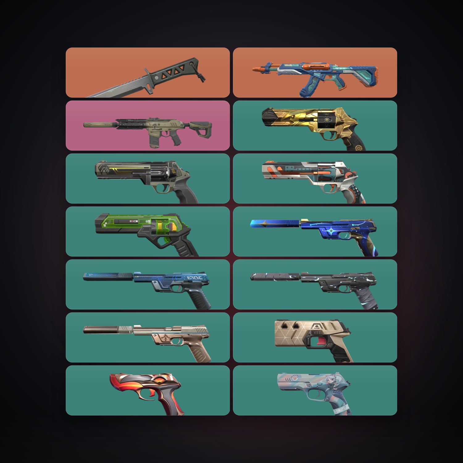EU Gold 3 locker — 1 knives, 14 skins, lvl 196 — HabibiAccounts
