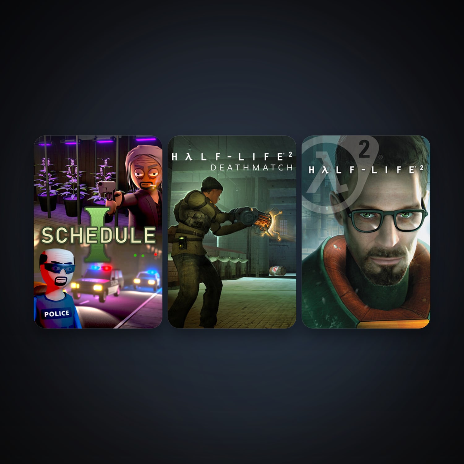 Half-Life 2 + Half-Life 2: Deathmatch, 5 games, clean — HabibiAccounts