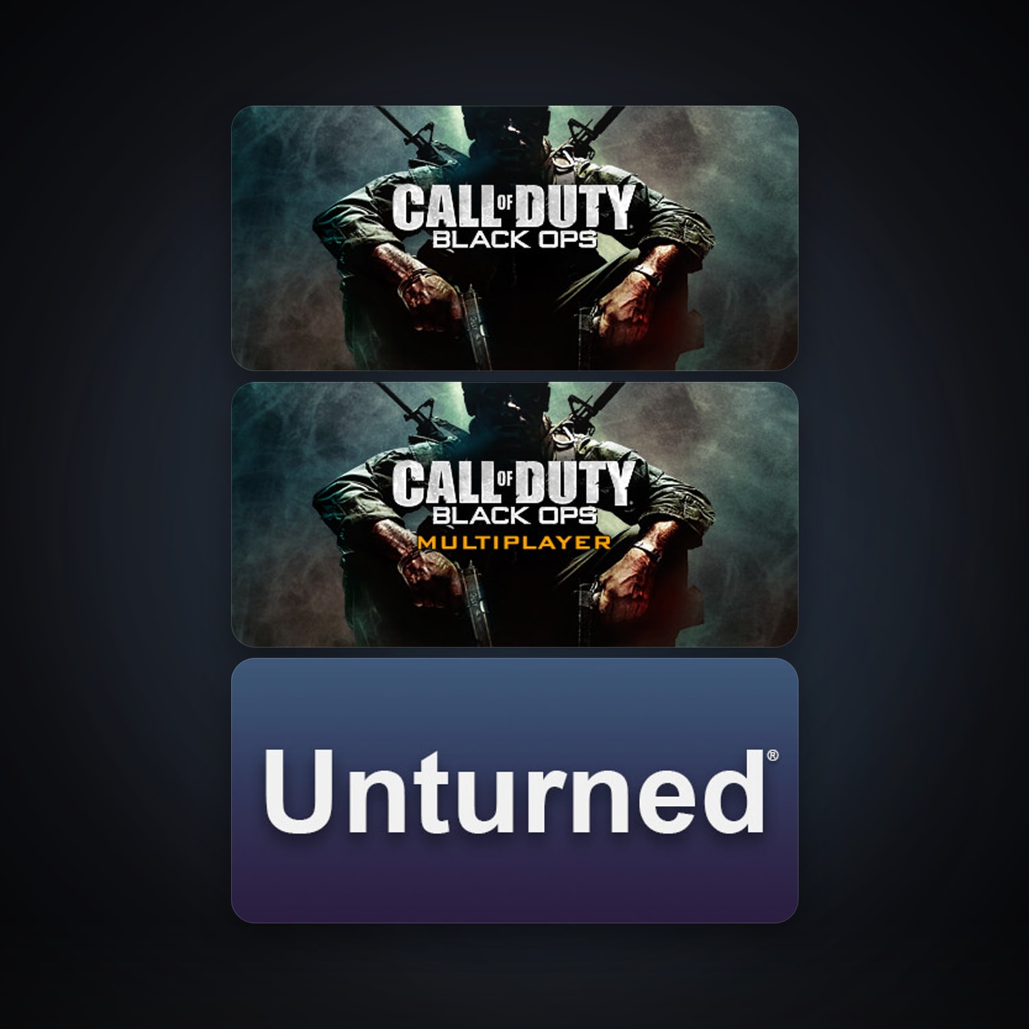 Steam account: Call of Duty: Black Ops + Call of Duty: Black Ops Multiplayer, 4 games, clean — HabibiAccounts