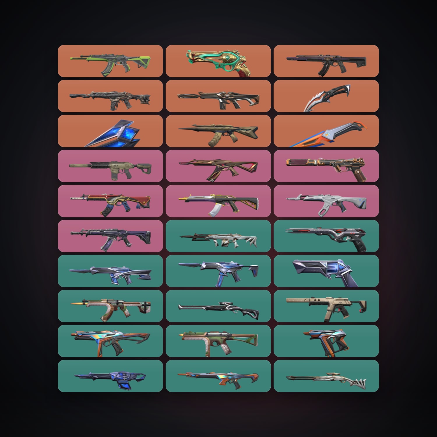 NA Gold 1 locker — 3 knives, 76 skins, lvl 84 — HabibiAccounts