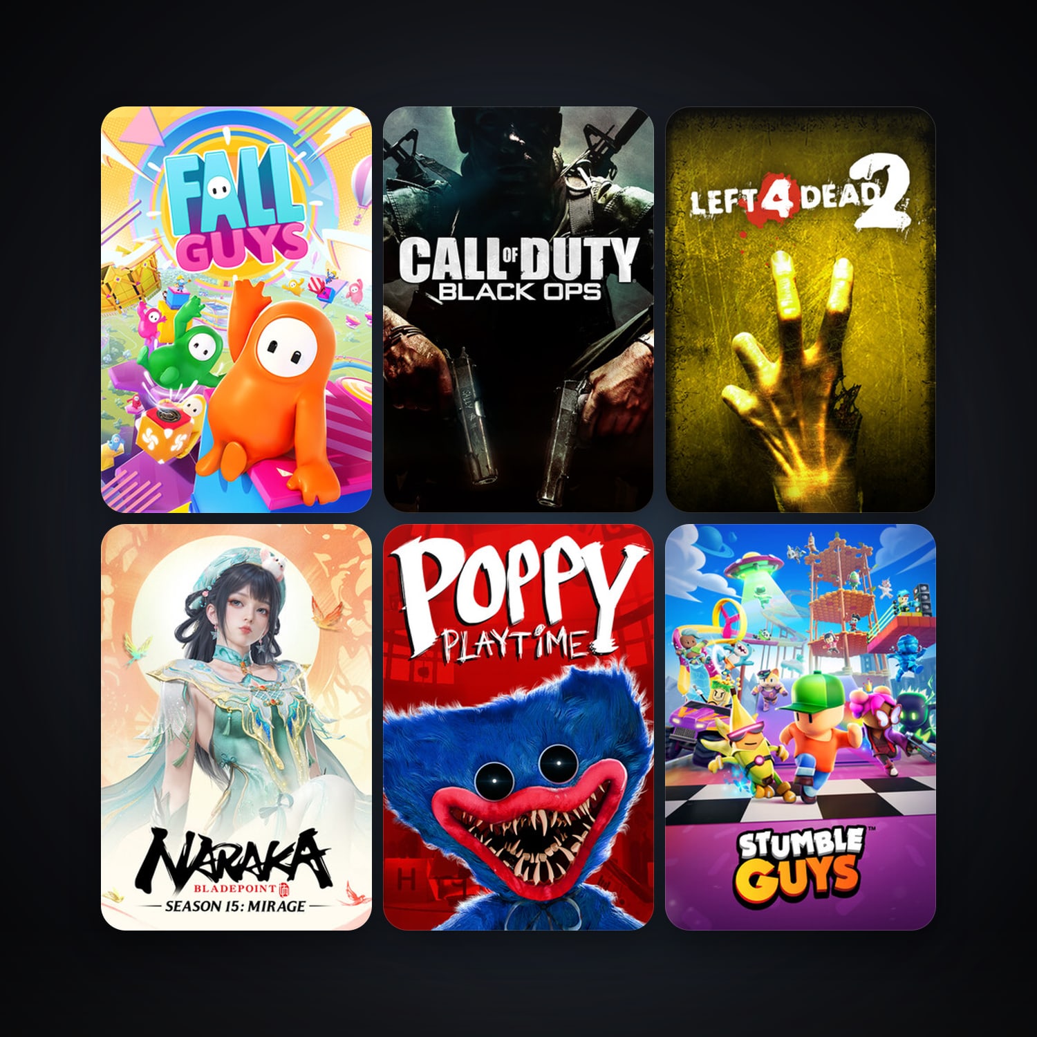 Left 4 Dead 2 + Call of Duty: Black Ops, 10 games, clean — HabibiAccounts