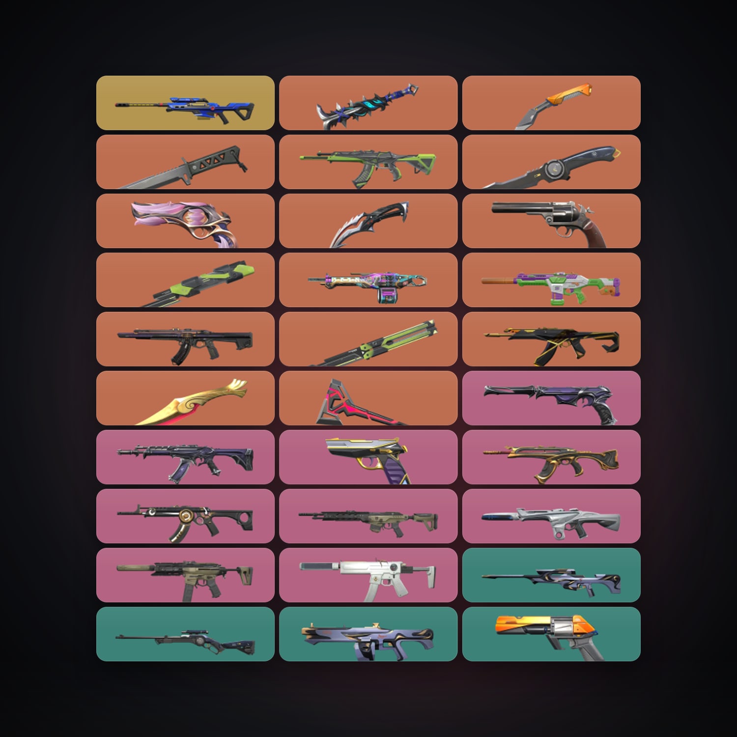 EU Plat 1 locker — 9 knives, 122 skins, lvl 624 — HabibiAccounts
