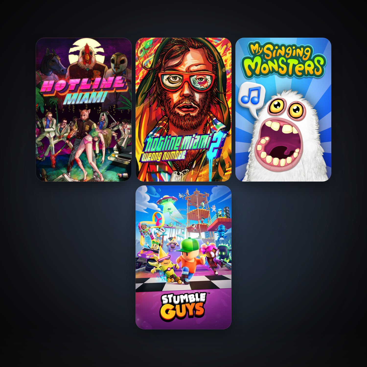Hotline Miami + Hotline Miami 2: Wrong Number, 11 games, clean — HabibiAccounts