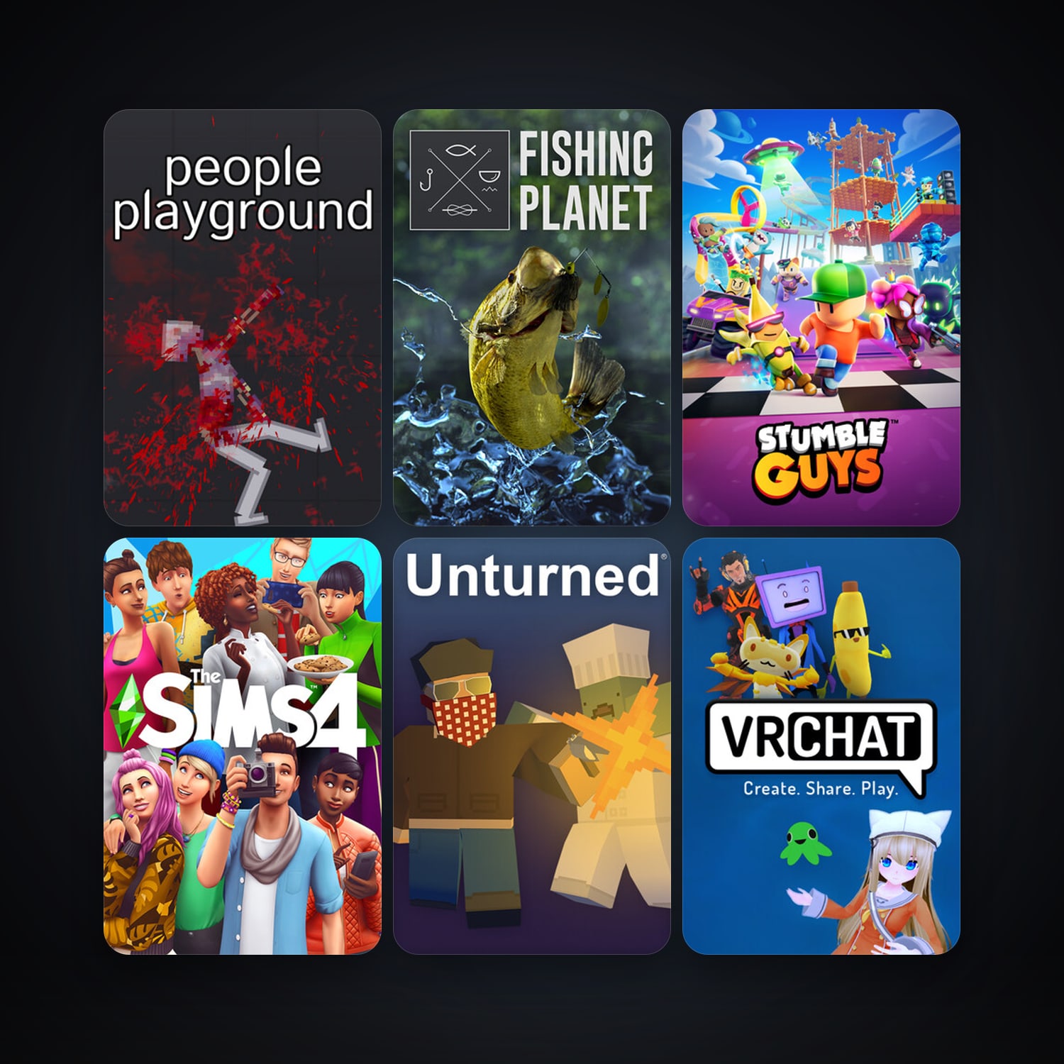 Free CS2 (No Prime) + Unturned, 14 games, clean — HabibiAccounts