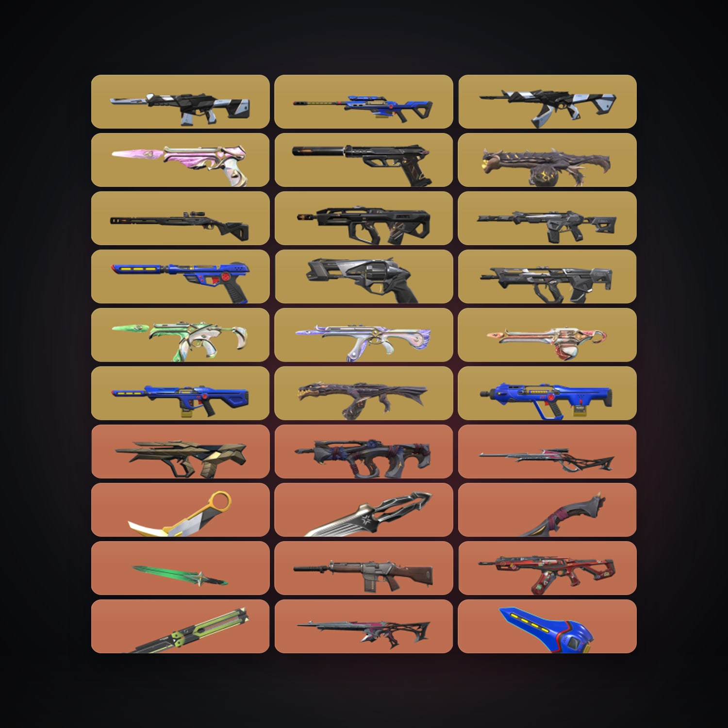 AP Plat 1 locker — 61 knives, 465 skins, lvl 395 — HabibiAccounts