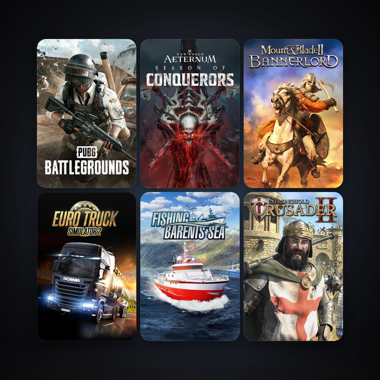 Max Payne 3 + Euro Truck Simulator 2, 45 games, clean — HabibiAccounts