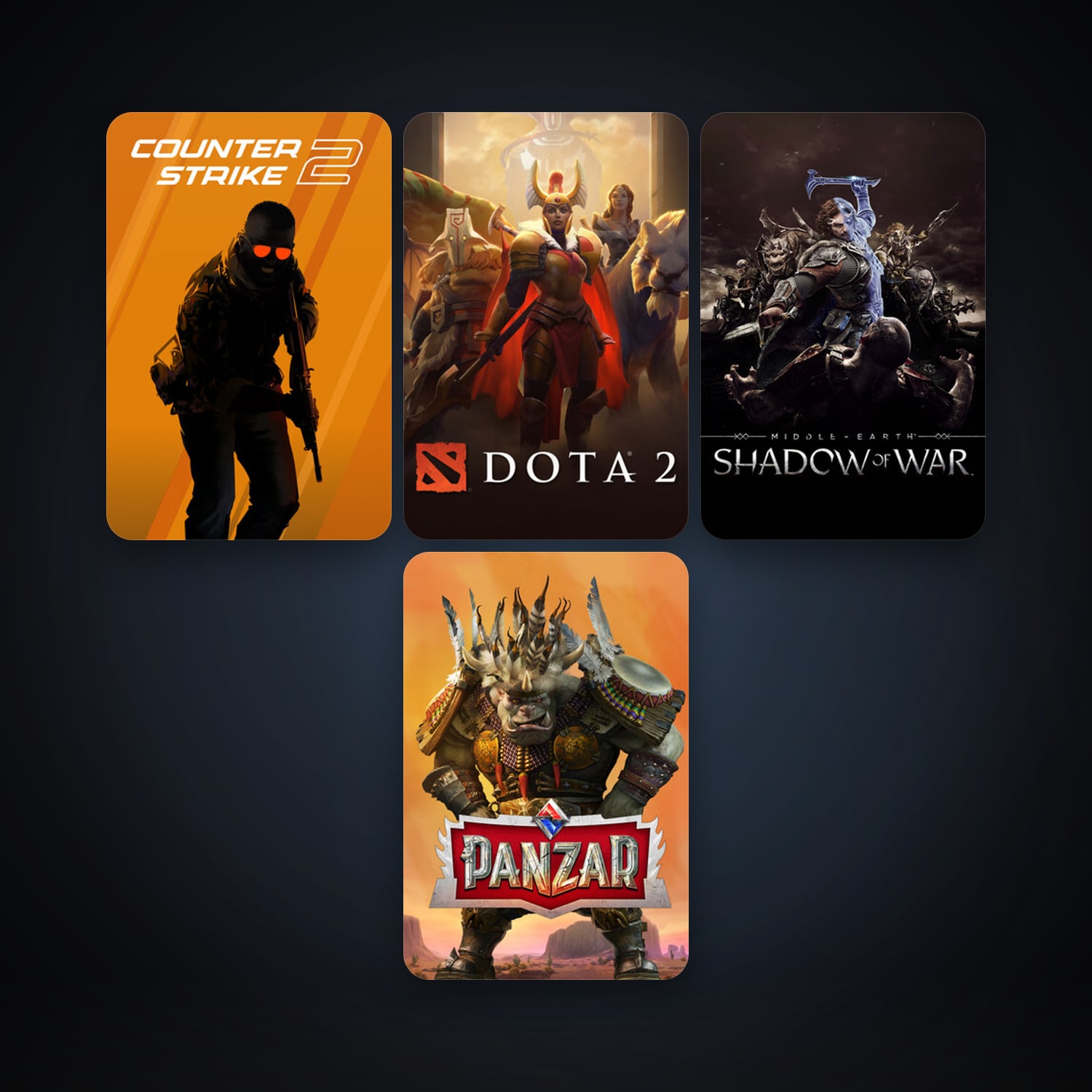 Dota 2 + CS2 Prime, 4 games, clean — HabibiAccounts