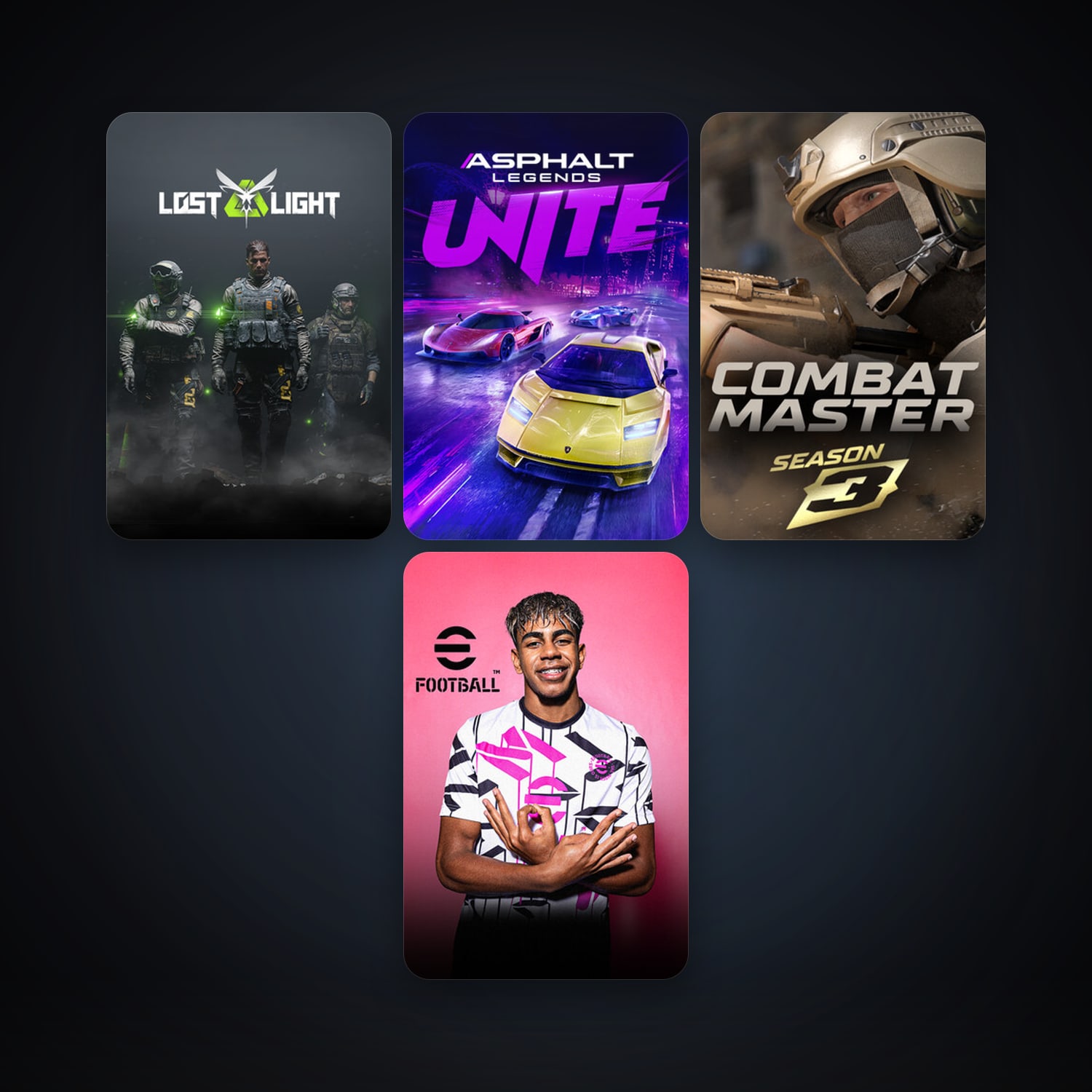 eFootball 2024 + Lost Light, 7 games, clean — HabibiAccounts