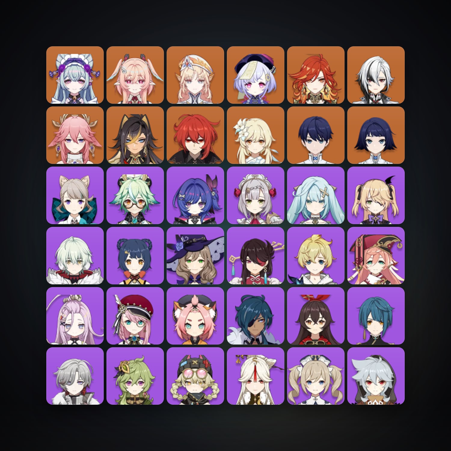 Genshin Impact | AR 50 | 46 Chars | 9× 5★ — HabibiAccounts