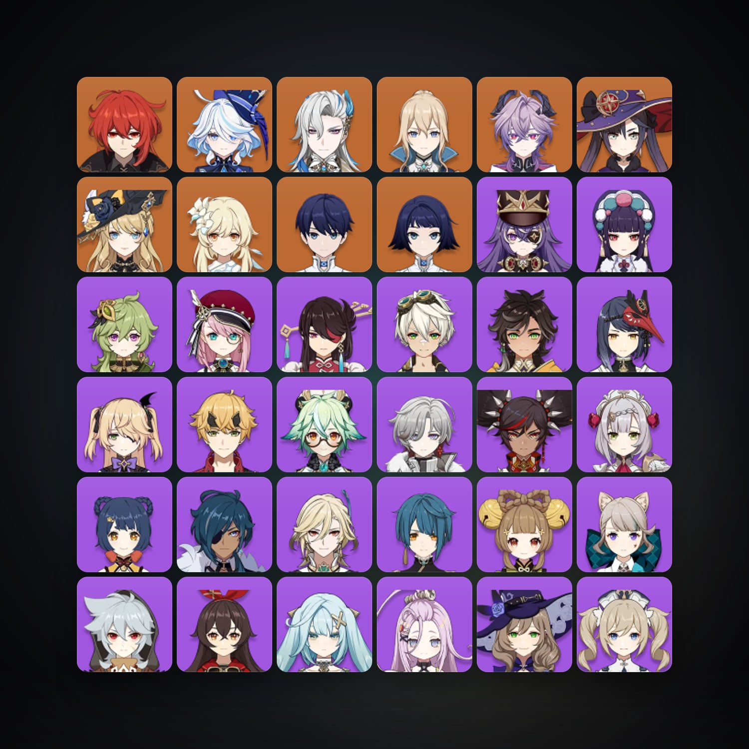 Genshin Impact | AR 55 | 42 Chars | 7× 5★ — Genshin / miHoYo Account — HabibiAccounts