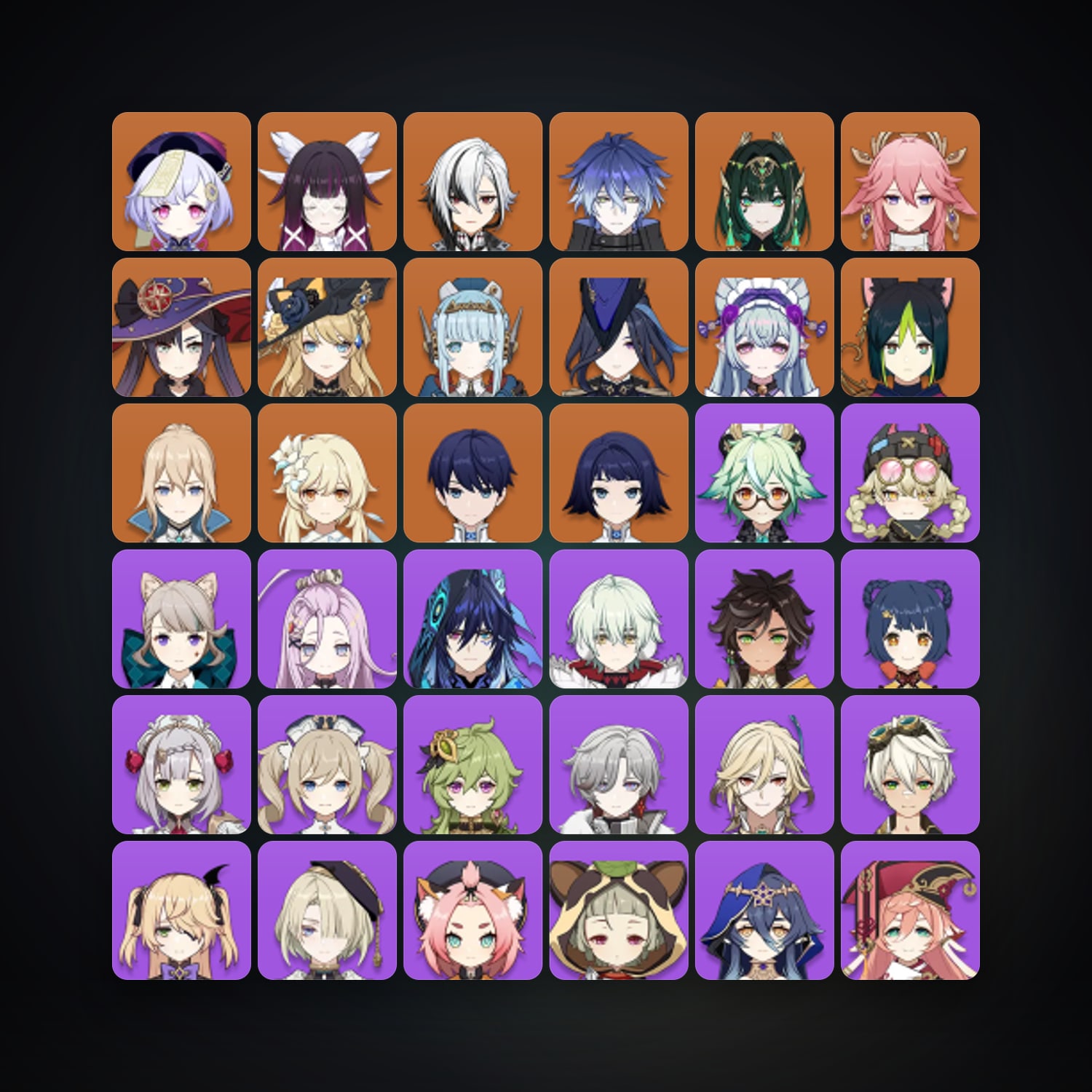 Genshin Impact | AR 57 | 51 Chars | 13× 5★ — HabibiAccounts