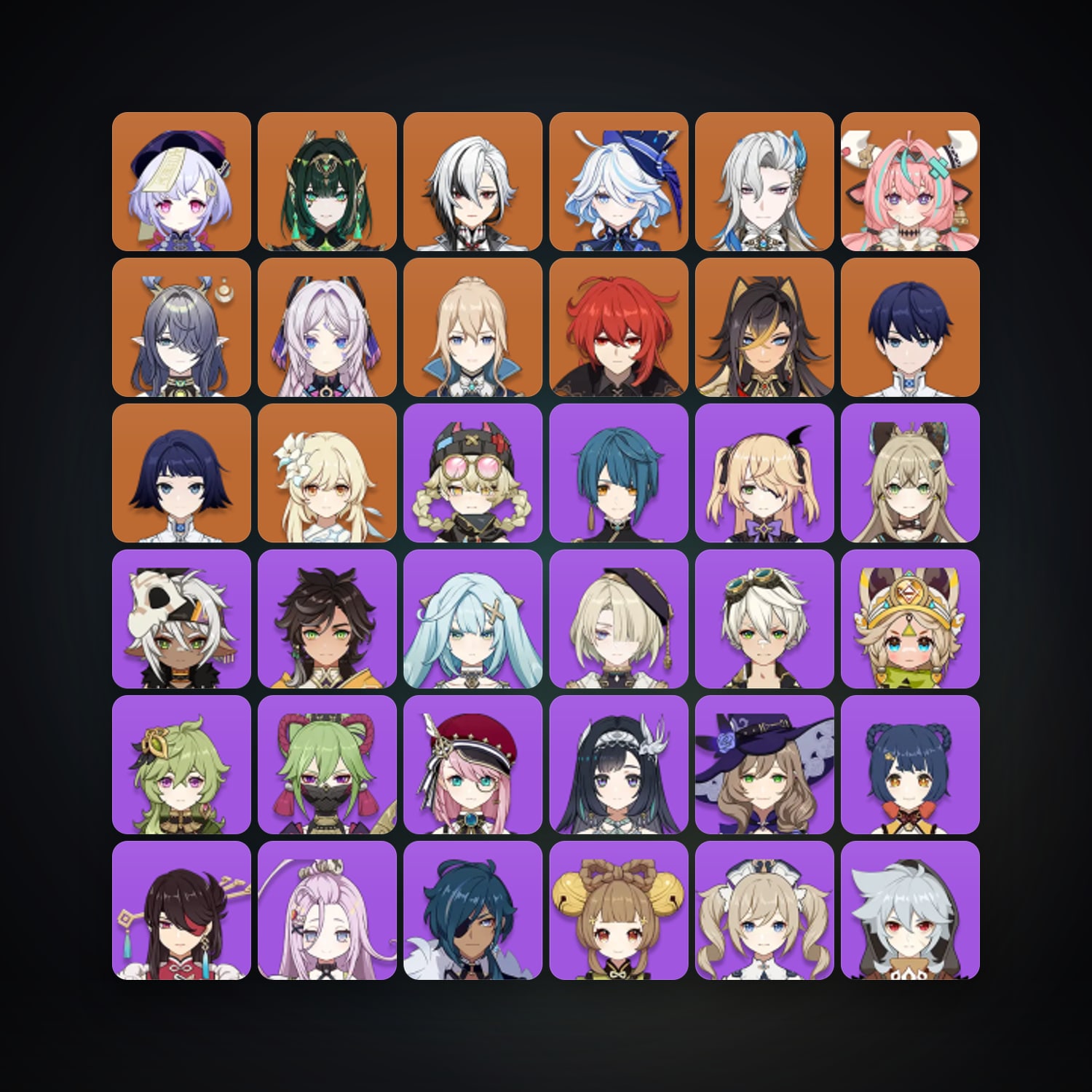Genshin Impact | AR 57 | 53 Chars | 11× 5★ — HabibiAccounts