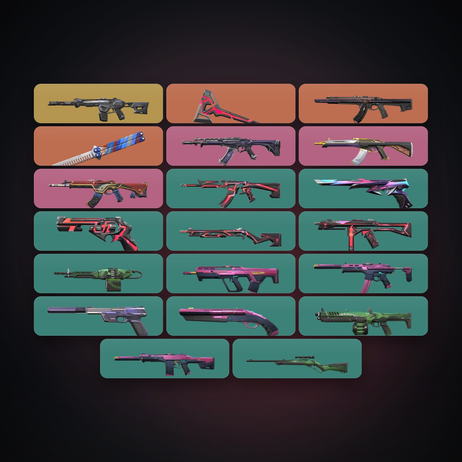 BR Gold 1 locker — 2 knives, 22 skins, lvl 112 — HabibiAccounts