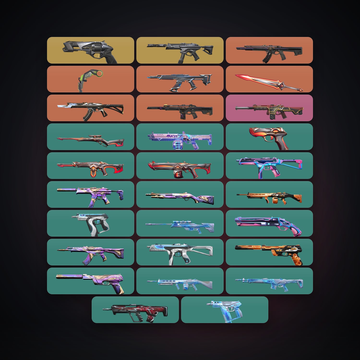 EU Silver 3 locker — 2 knives, 29 skins, lvl 46 — HabibiAccounts