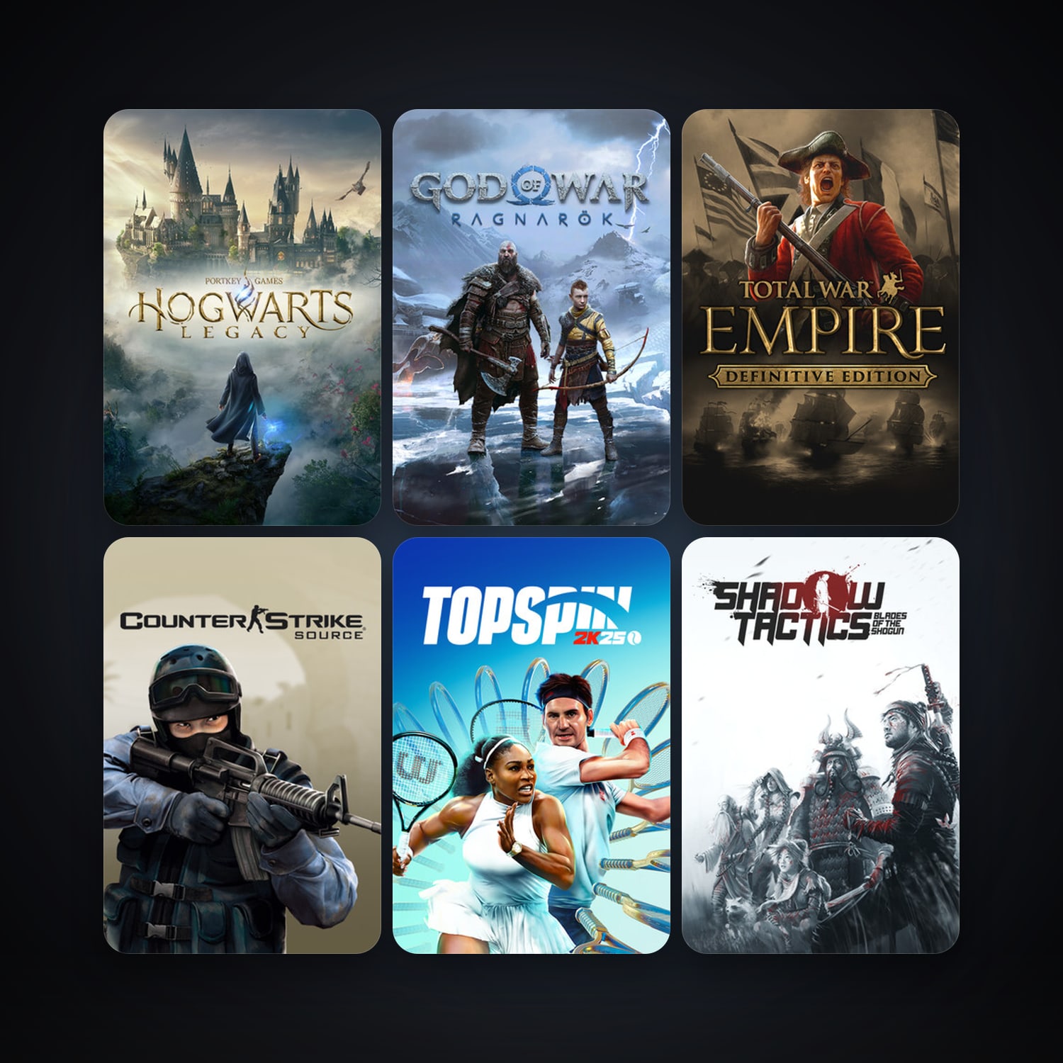 Counter-Strike: Source + Empire: Total War, 19 games, Steam 10, clean — HabibiAccounts