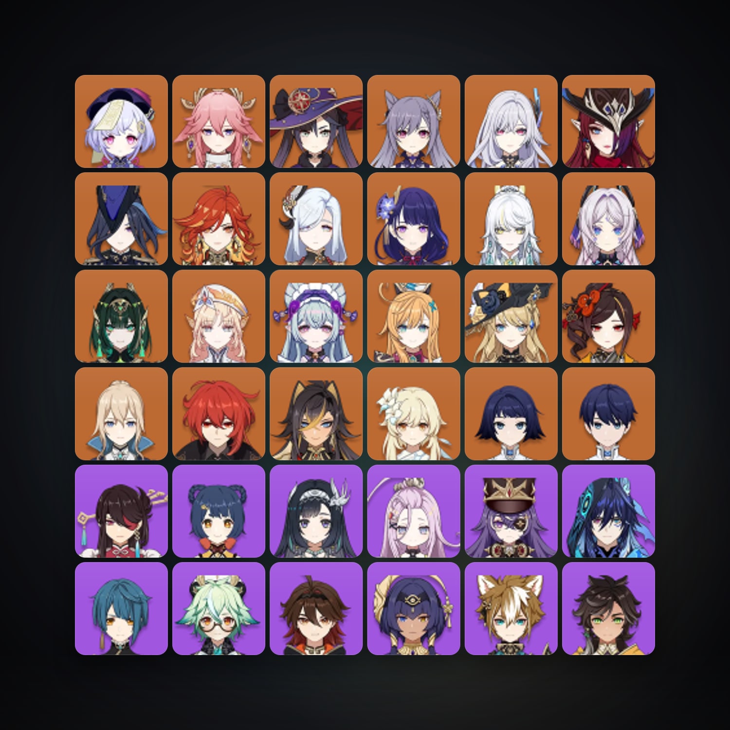 Genshin Impact | AR 58 | 74 Chars | 21× 5★ — Genshin / miHoYo Account — HabibiAccounts