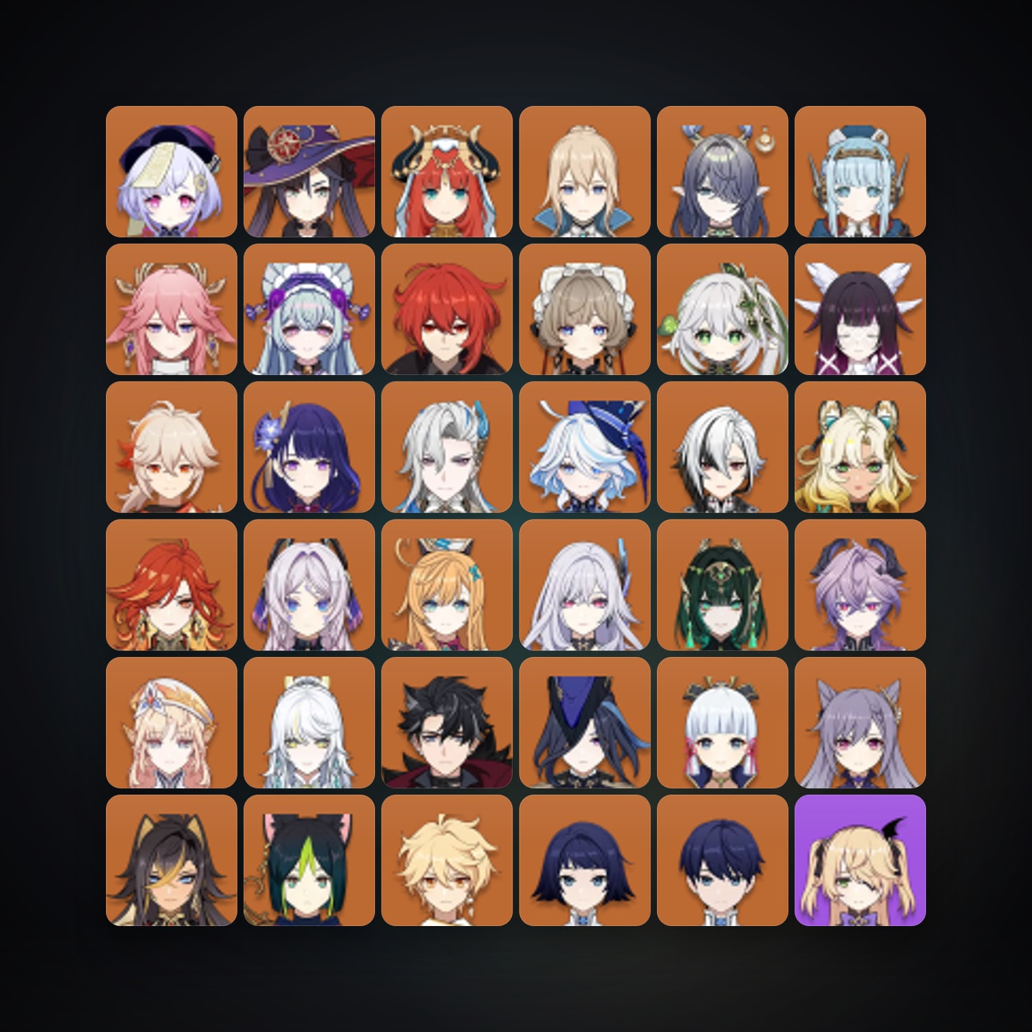 Genshin Impact | AR 60 | 86 Chars | 32× 5★ — Genshin / miHoYo Account — HabibiAccounts
