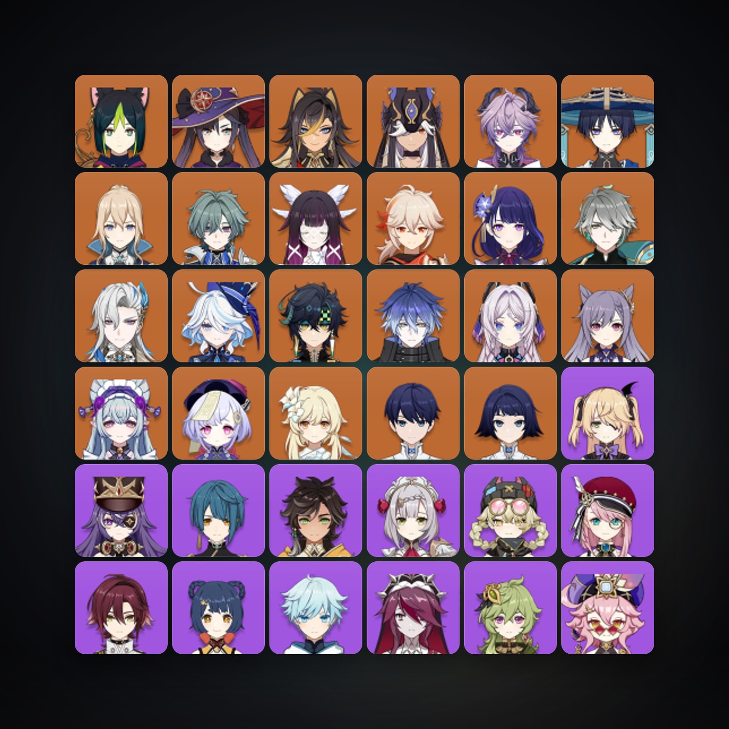 Genshin Impact | AR 60 | 70 Chars | 20× 5★ — Genshin / miHoYo Account — HabibiAccounts