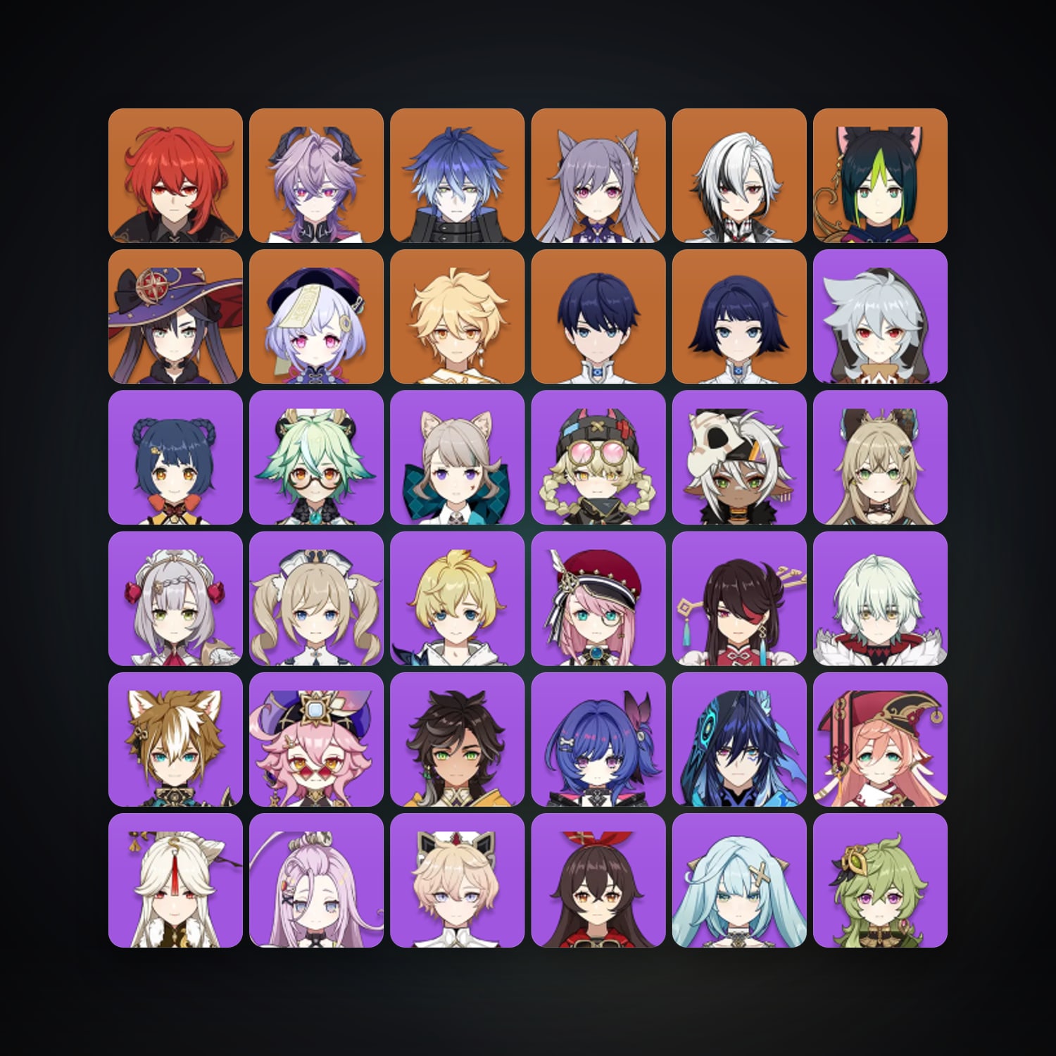 Genshin Impact | AR 50 | 40 Chars | 8× 5★ — HabibiAccounts