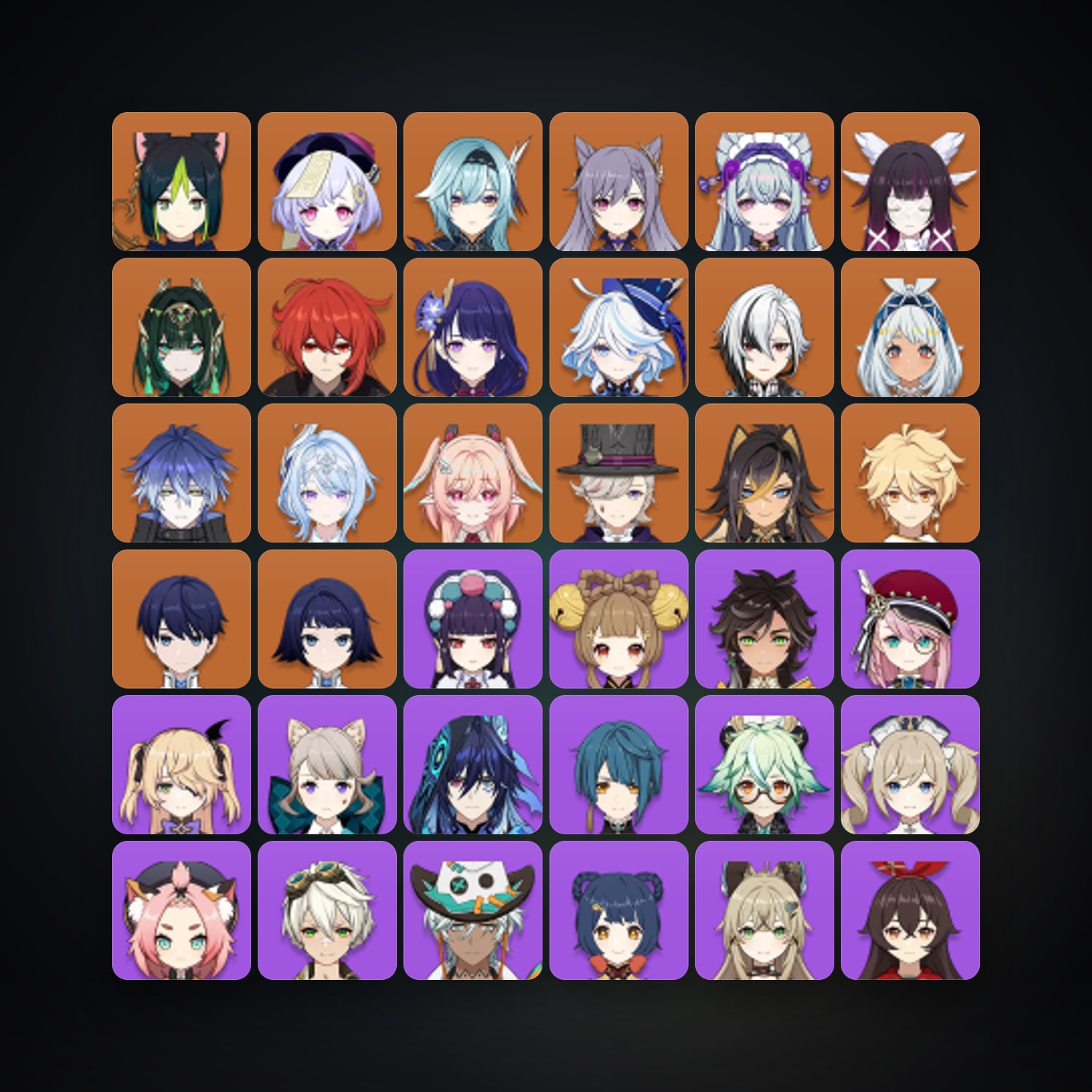 Genshin Impact | AR 60 | 65 Chars | 17× 5★ — HabibiAccounts