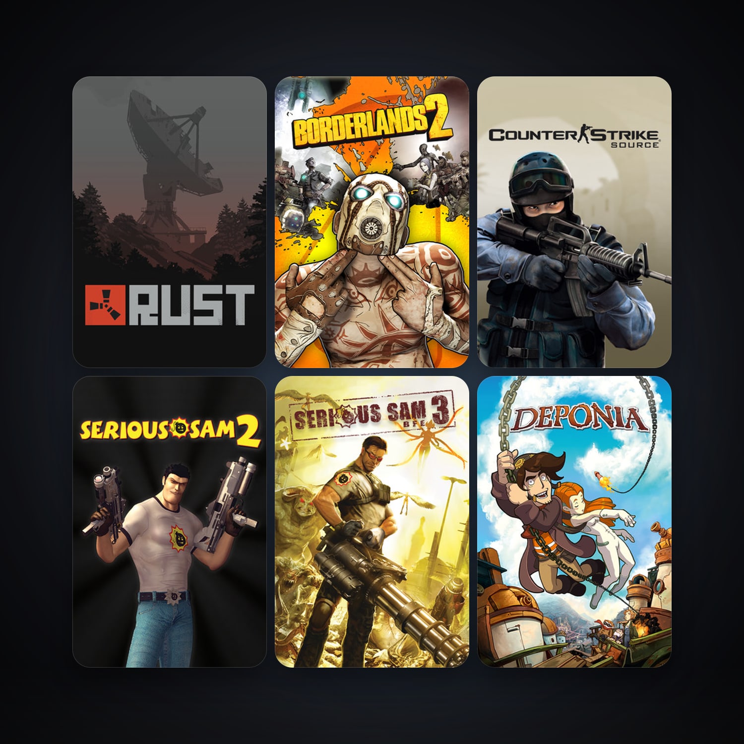 Counter-Strike: Source + Serious Sam 3: BFE, 31 games, Steam 13, clean — HabibiAccounts
