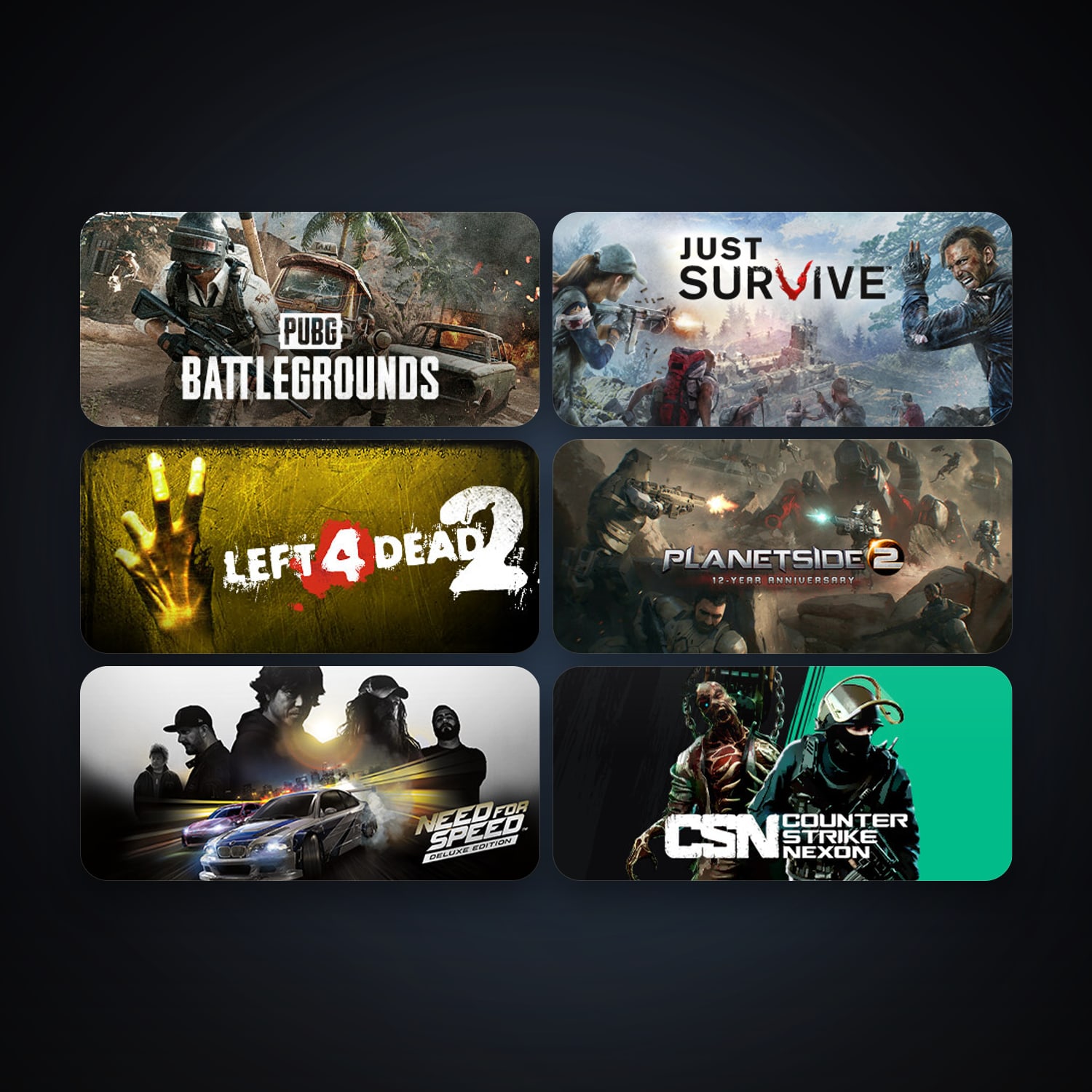Left 4 Dead 2 + PlanetSide 2, 14 games, clean — HabibiAccounts