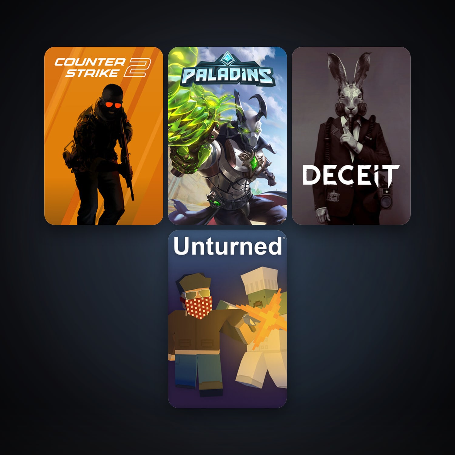 CS2 Prime + Unturned, 6 games, clean — HabibiAccounts