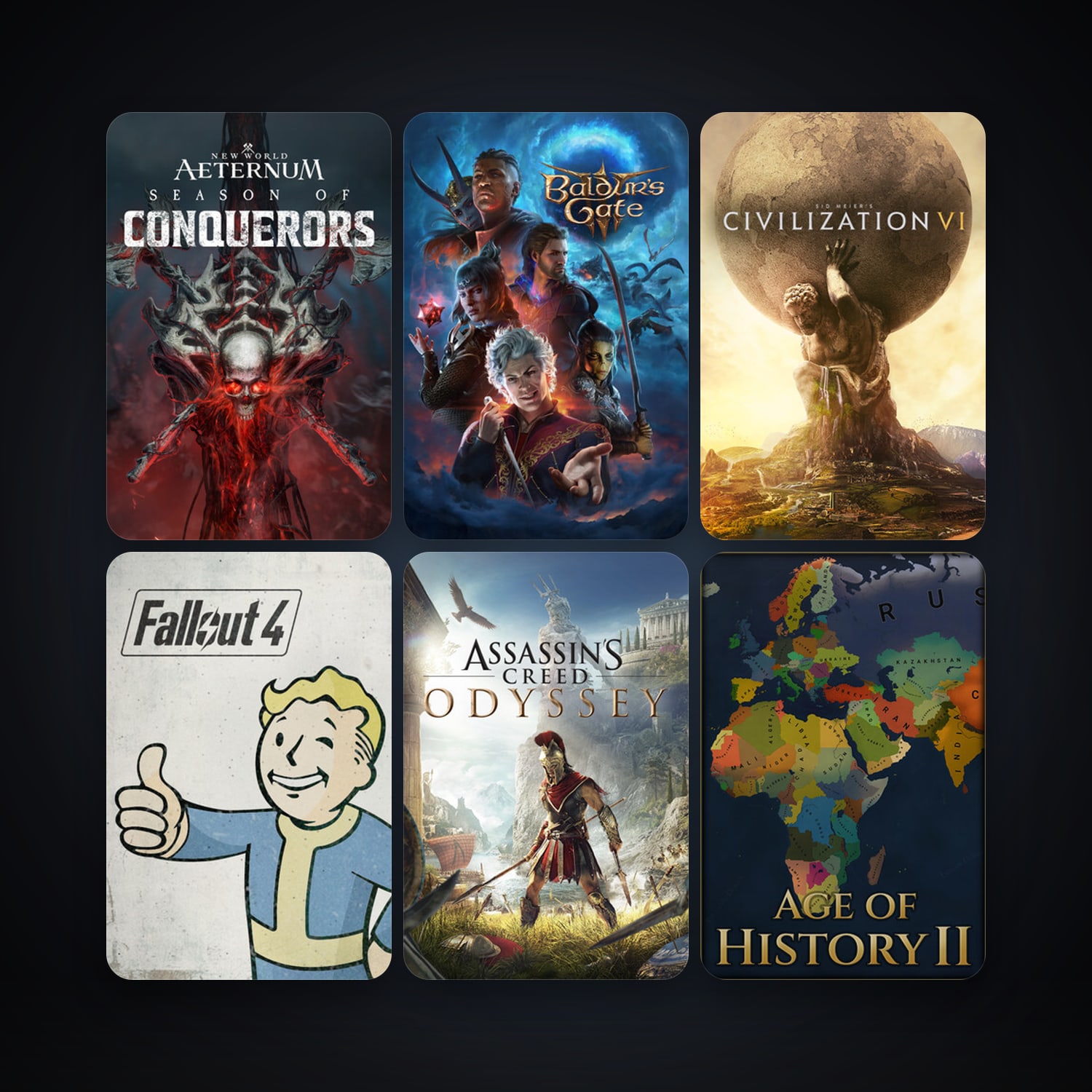 Sid Meier's Civilization VI + The Witcher 3: Wild Hunt, 29 games, clean — HabibiAccounts