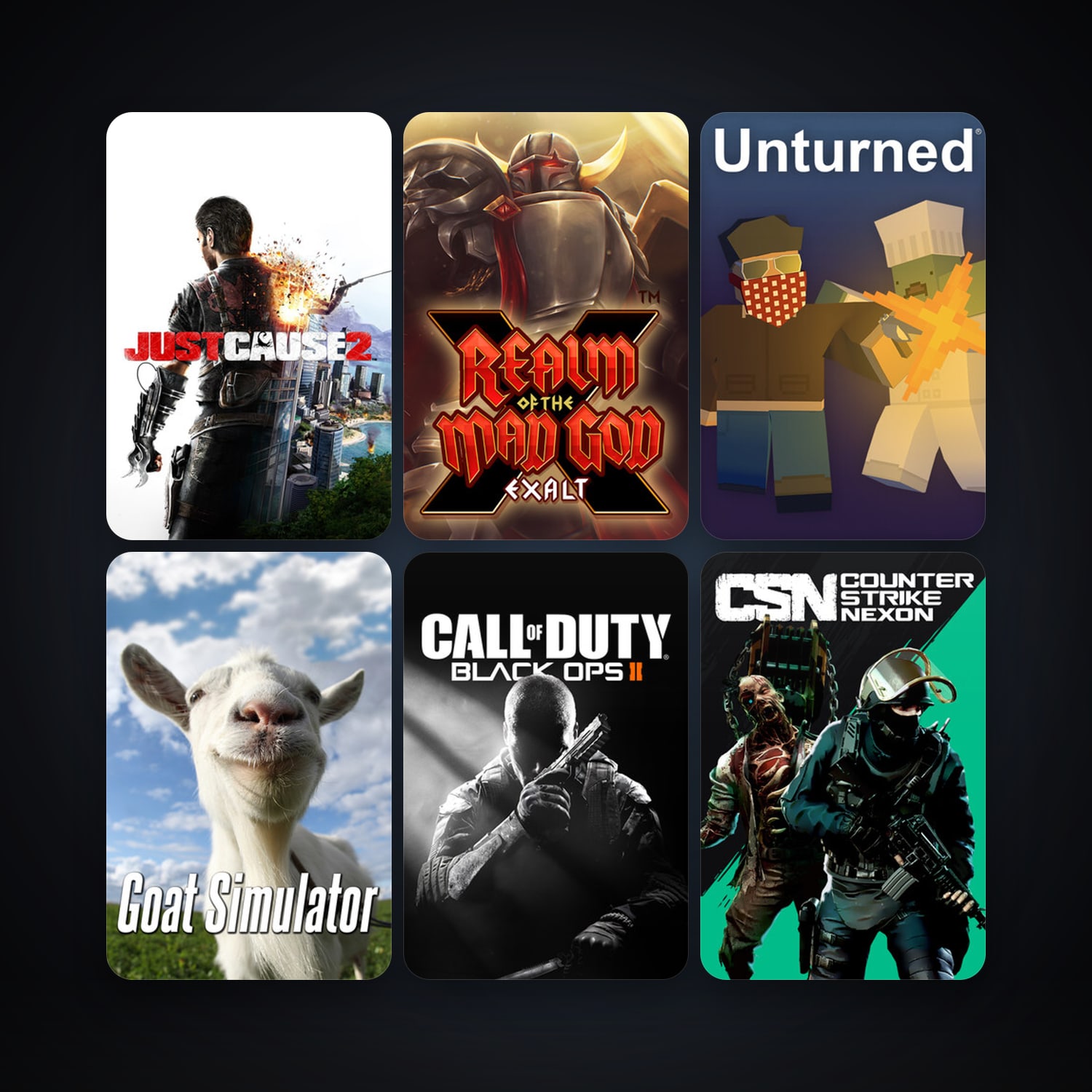 Just Cause + Just Cause 2, 16 games, clean — HabibiAccounts