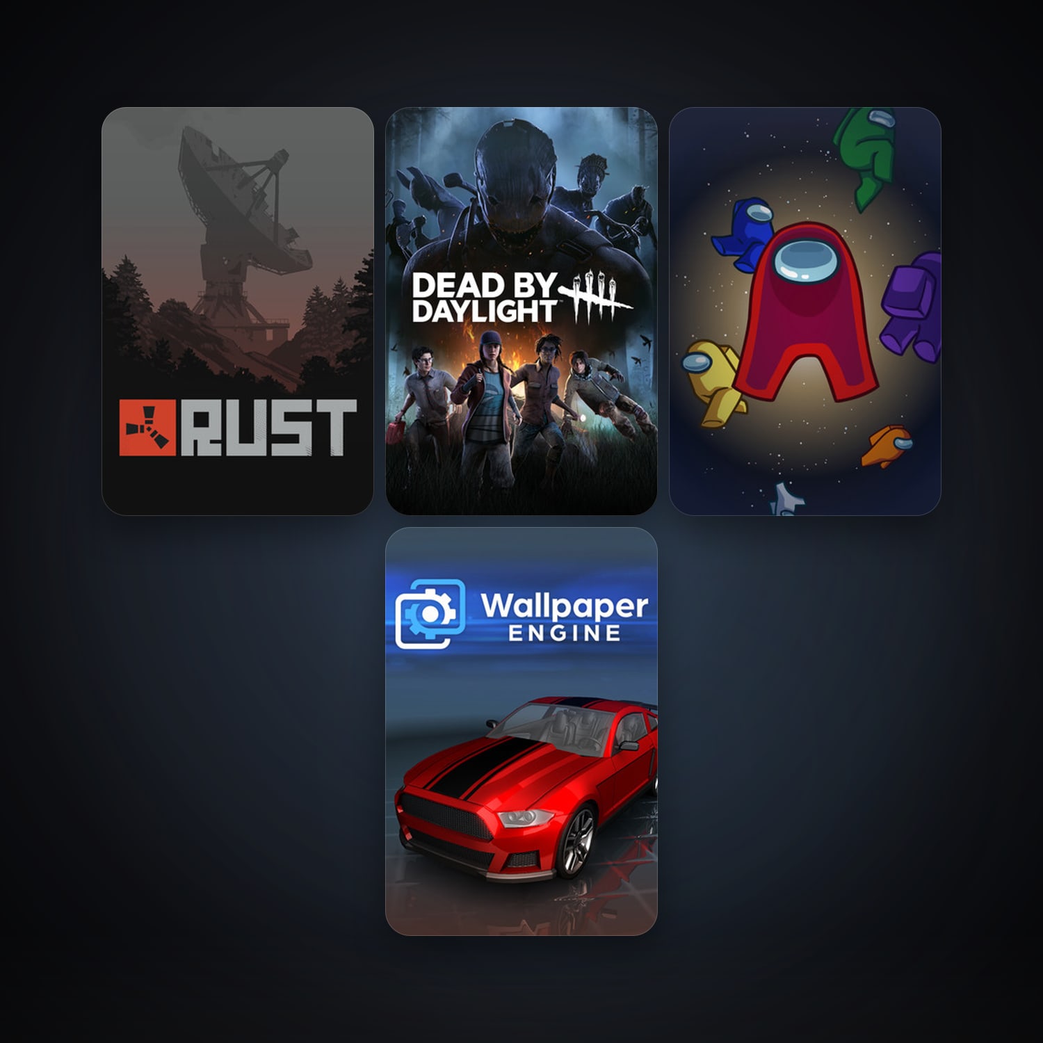 Rust + Dead by Daylight, 7 games, clean — HabibiAccounts