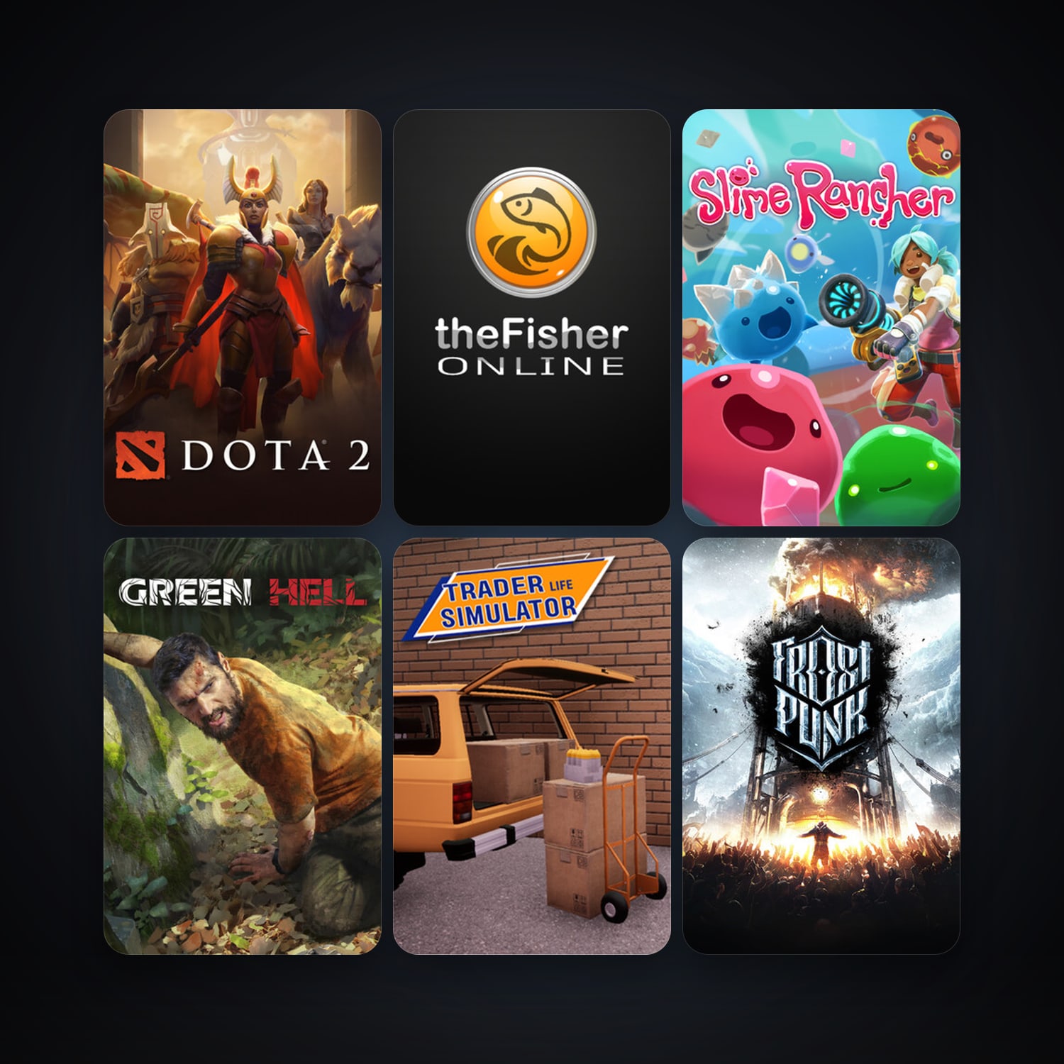 Dota 2 + Frostpunk, 36 games, clean — HabibiAccounts