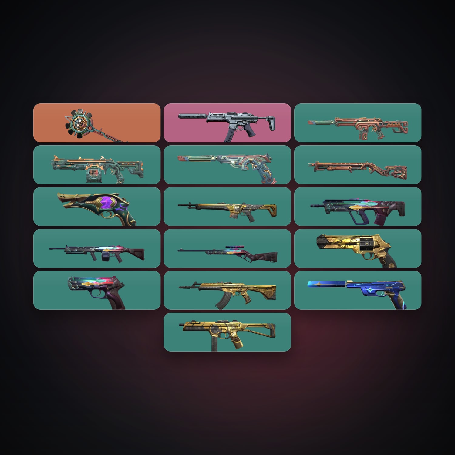 LA Silver 2 locker — 1 knives, 16 skins, lvl 92 — HabibiAccounts