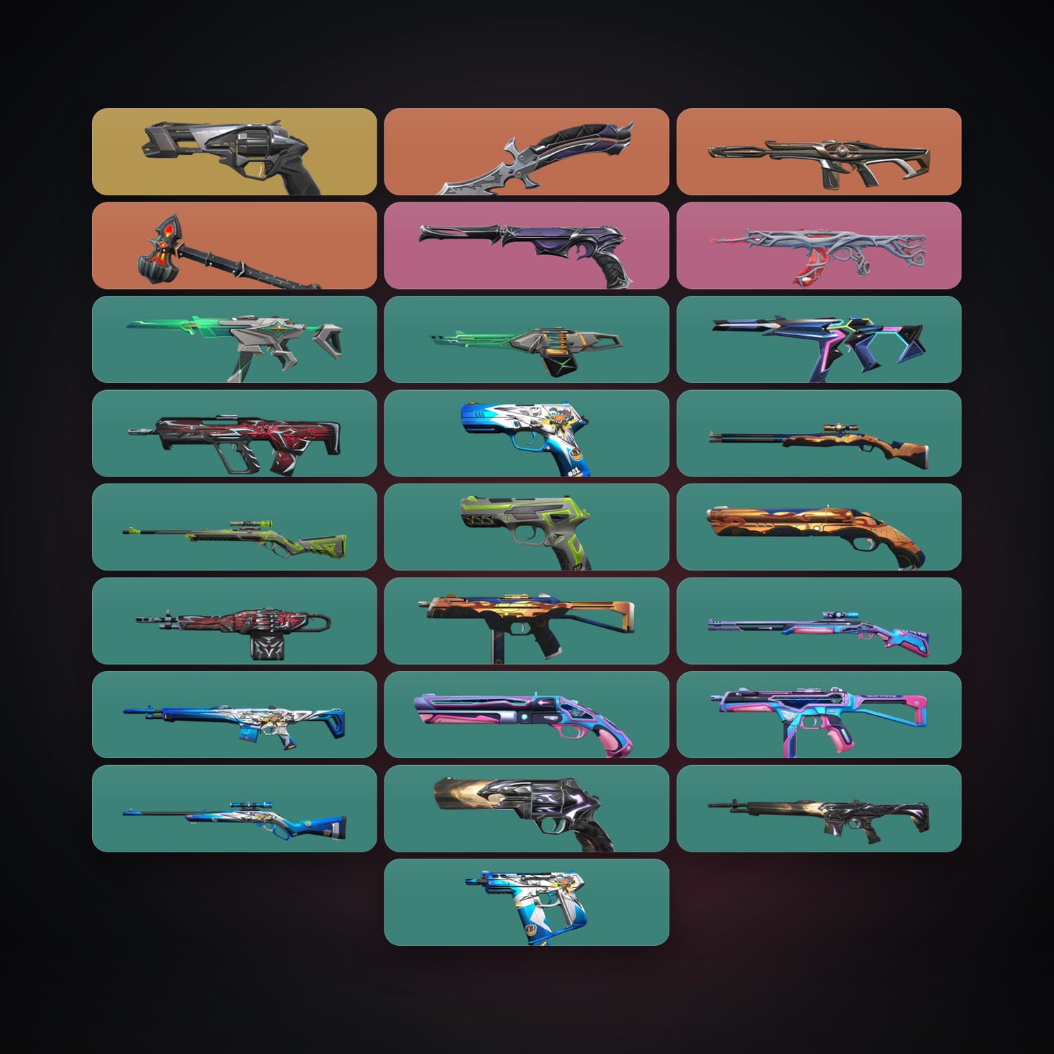 NA Silver 1 locker — 2 knives, 25 skins, lvl 37 — HabibiAccounts