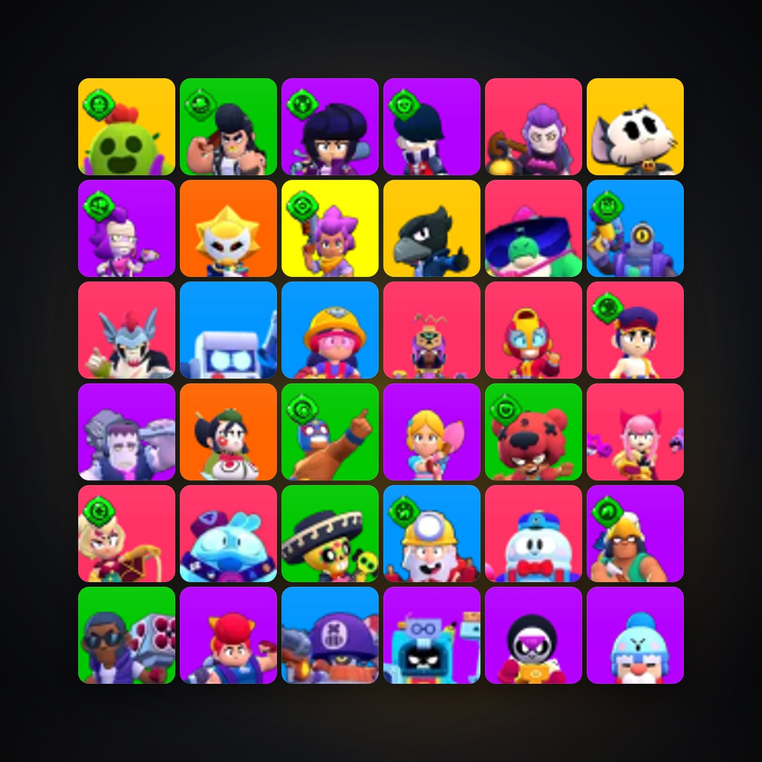 105 Brawlers | 37.1K Trophies — HabibiAccounts