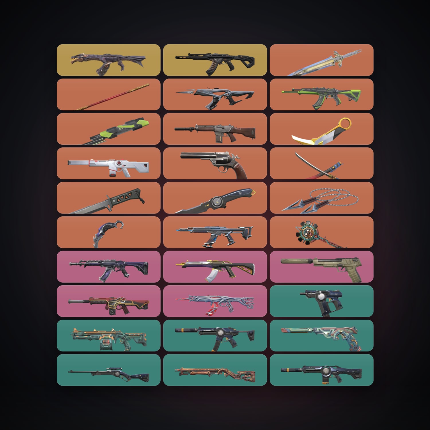 BR Plat 2 locker — 10 knives, 52 skins, lvl 189 — HabibiAccounts